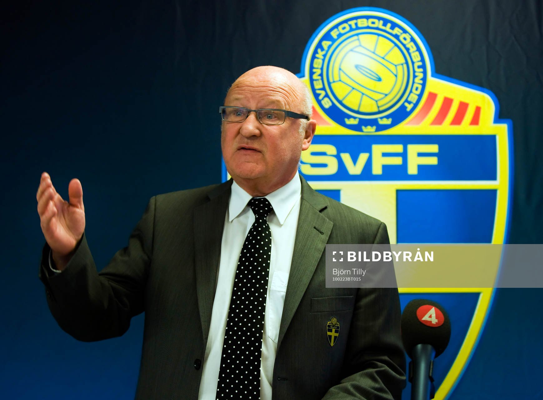 Lars-Åke Lagrell, ordförande, Svenska Fotbollförbundet