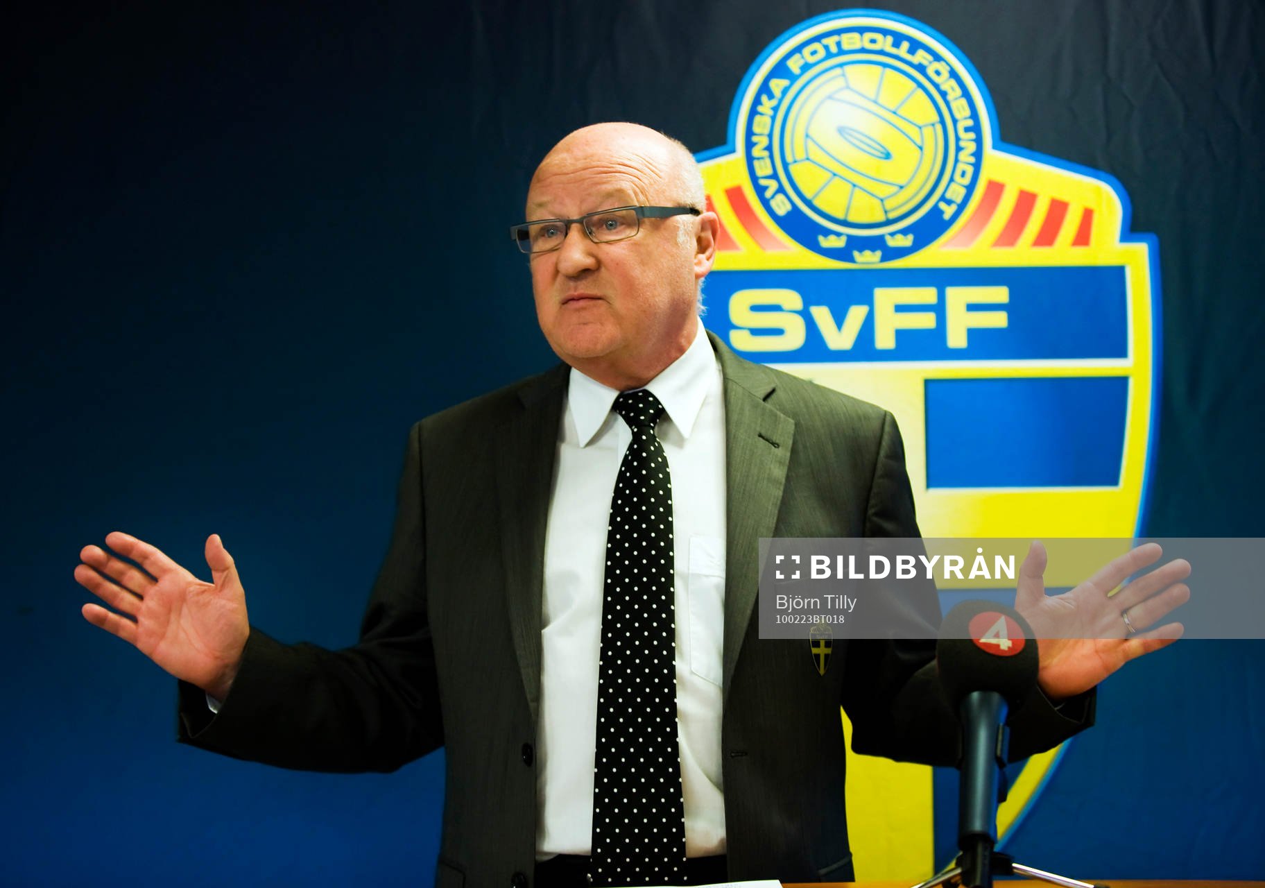 Lars-Åke Lagrell, ordförande, Svenska Fotbollförbundet