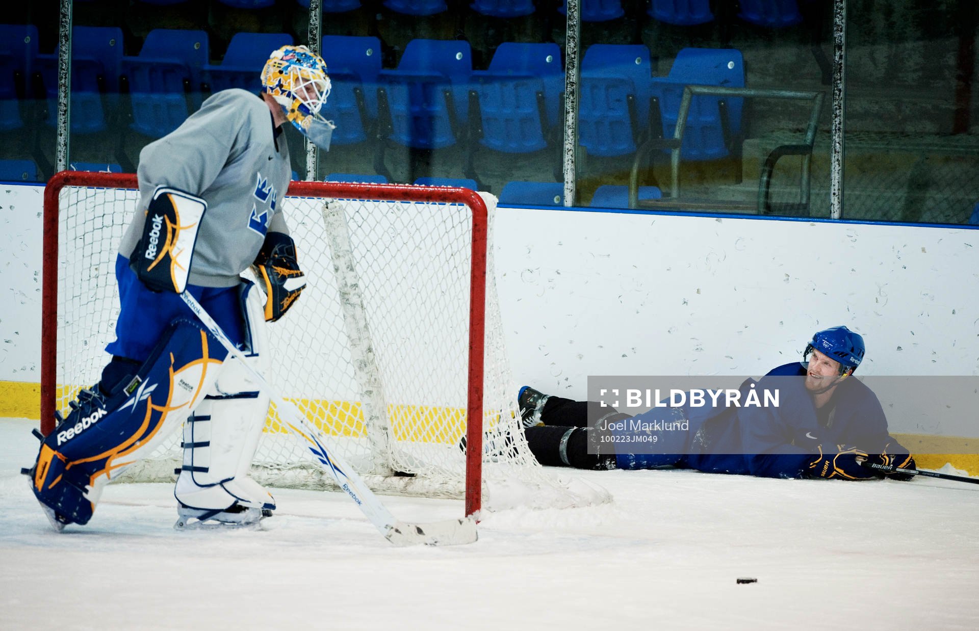 Henrik Sedin och Henrik Lundqvist, målvakt