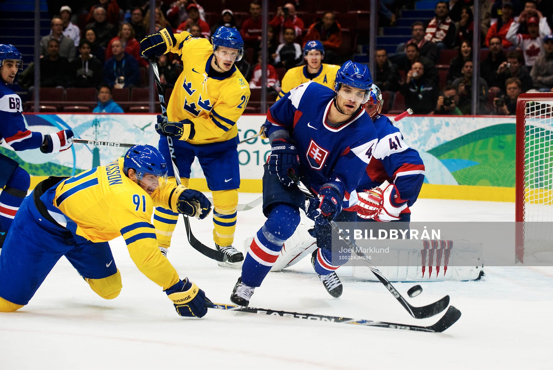 Loui Eriksson, Sverige, och Andrej Sekera, Slovakien