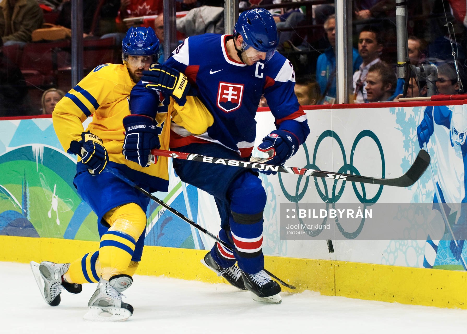 Henrik Zetterberg, Sverige, och Zdeno Chara, Slovakien
