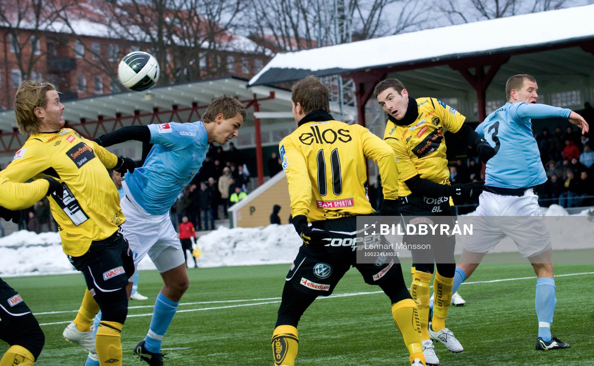 Fredrik Berglund och James Keene, Elfsborg. Jasmin Sudic,