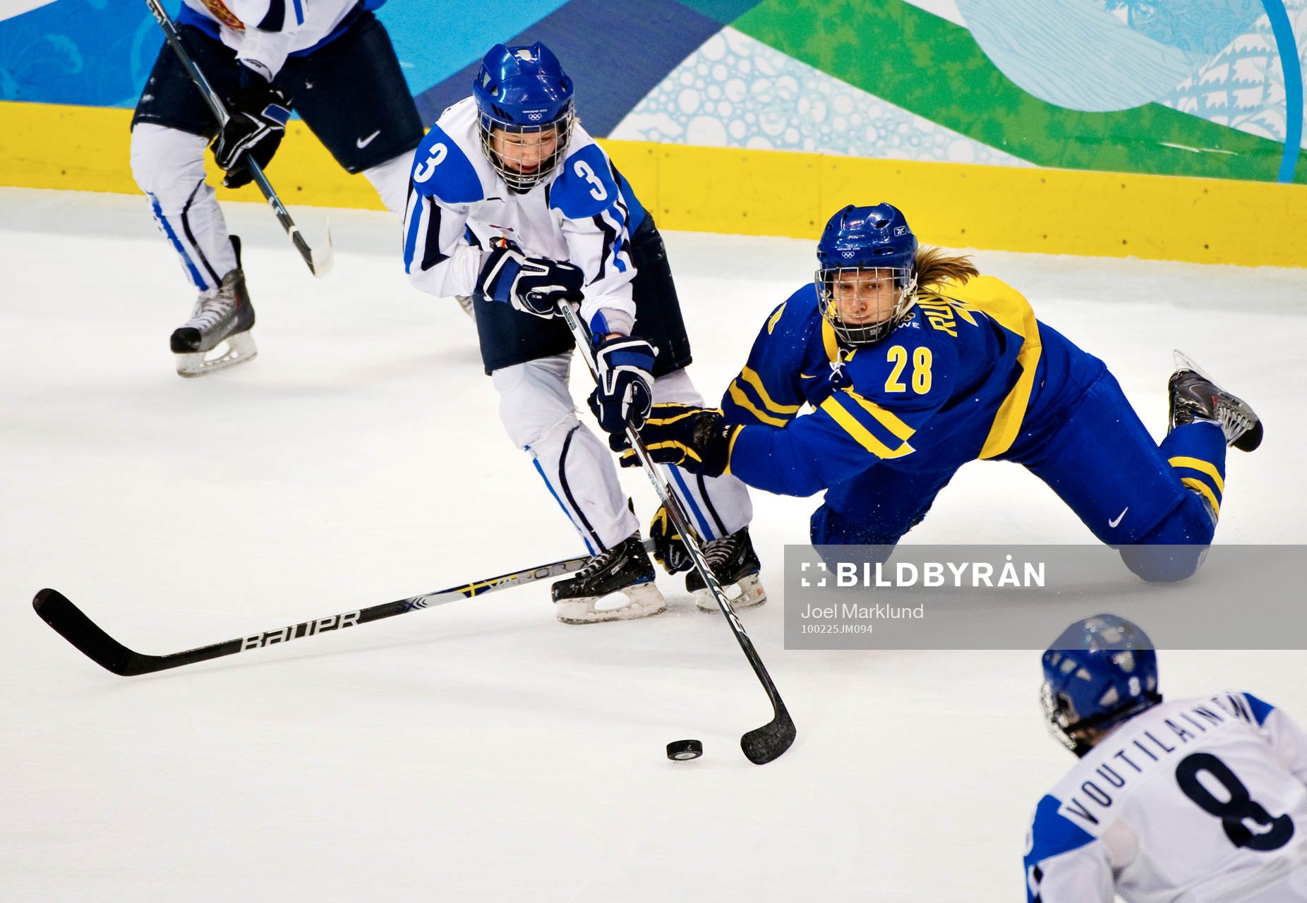 Danijela Rundqvist, Sverige, och Emma Laaksonen, Finland
