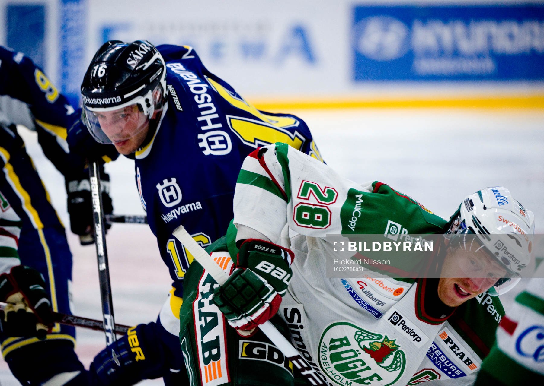 Kristopher Beech, HV71 och Eric Beaudoin, Rögle