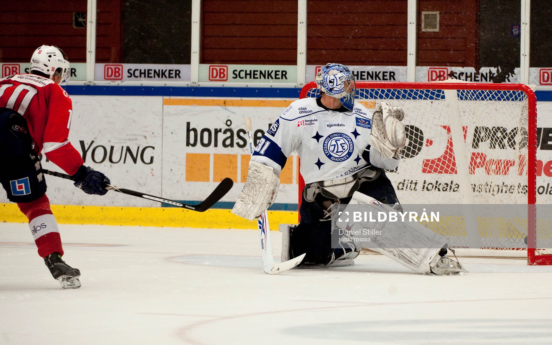 Henrik Björklund, Borås. Tom Lawson, målvakt Leksand