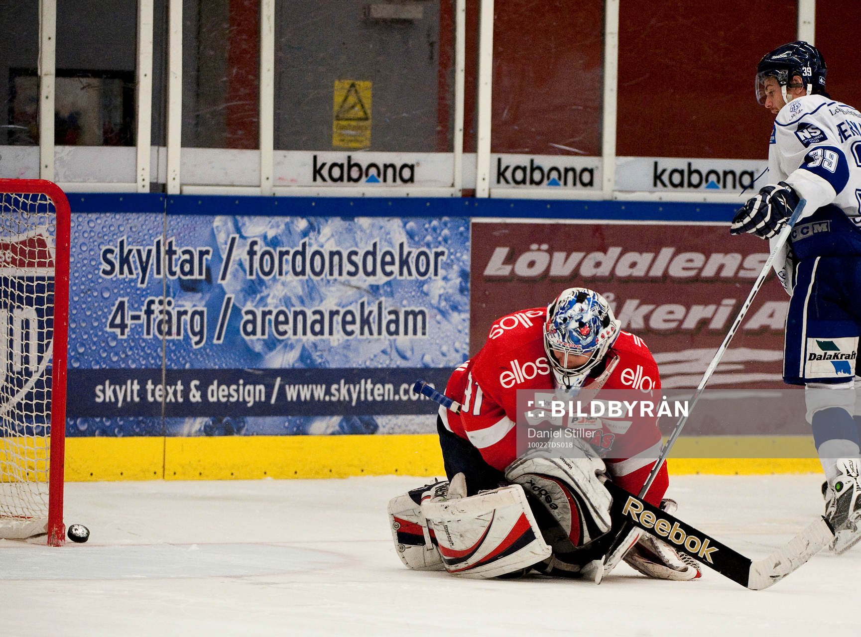 Pontus Hansson, målvakt Borås. Daniel Hermansson, Leksand
