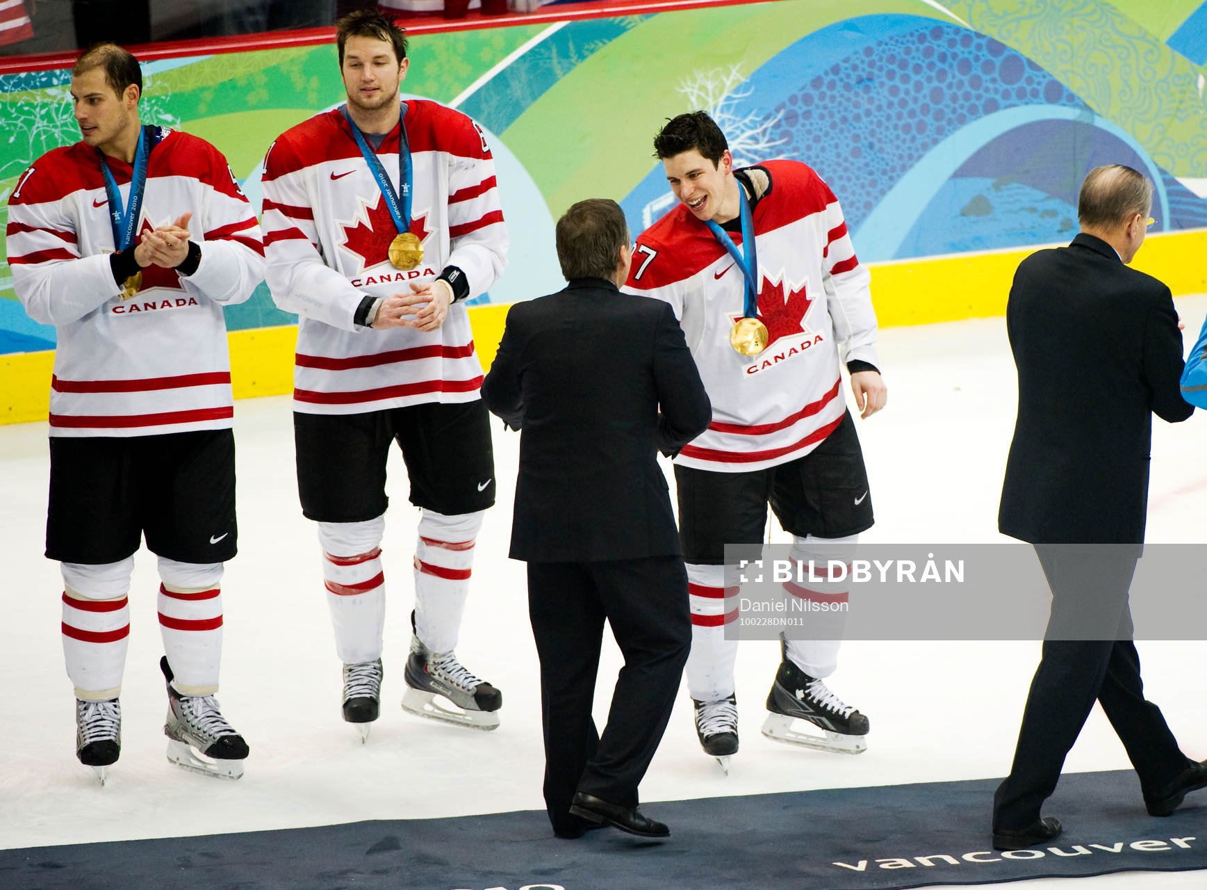 Sidney Crosby. Kanada får sin guldmedalj