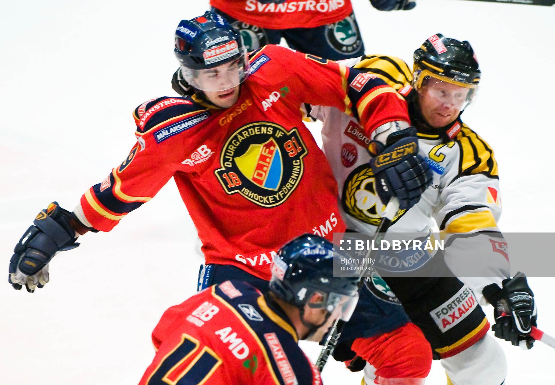Kyle Klubertanz, Djurgården och Andreas Dackell, Brynäs