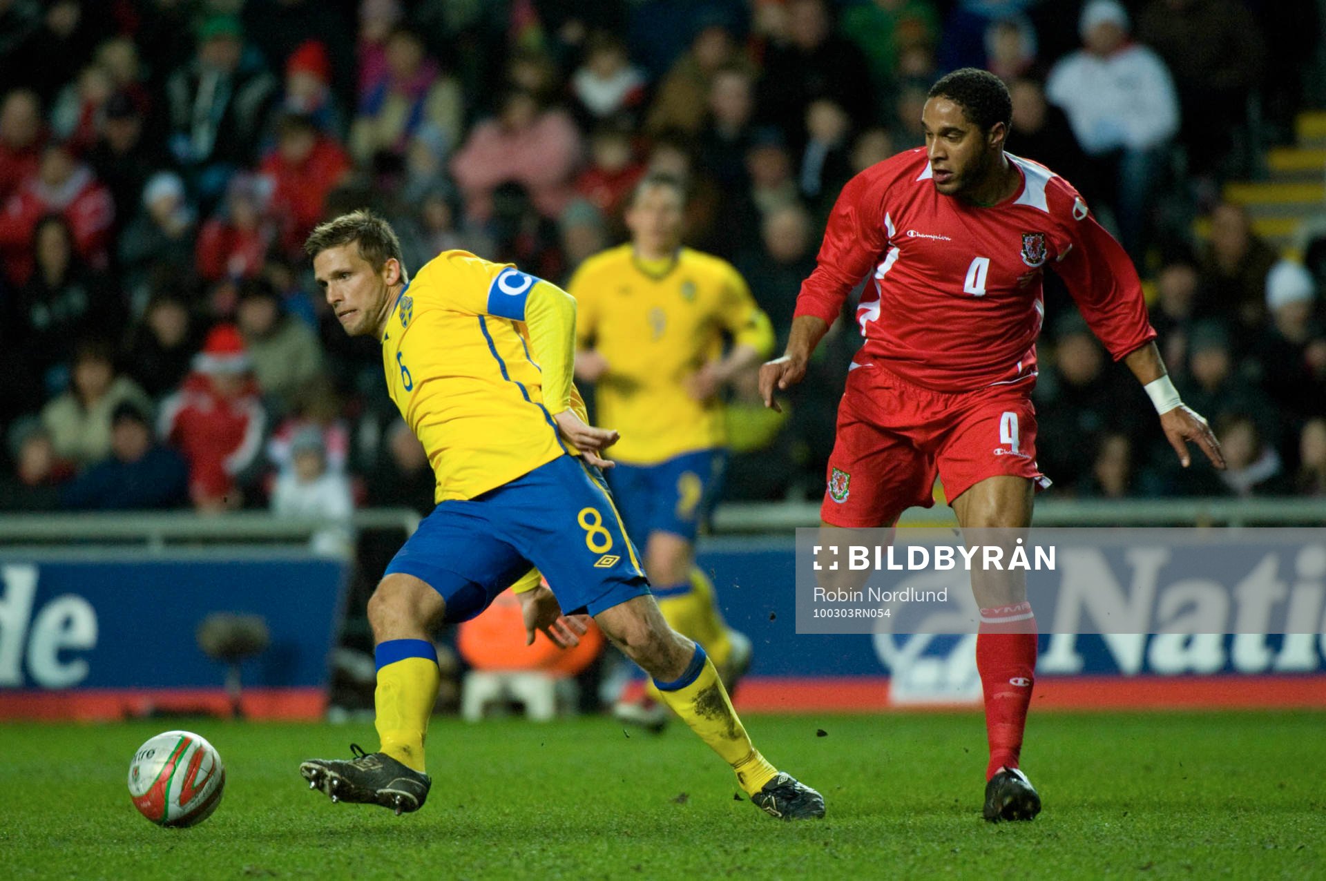 Anders Svensson, Sverige och Ashley Williams, Wales