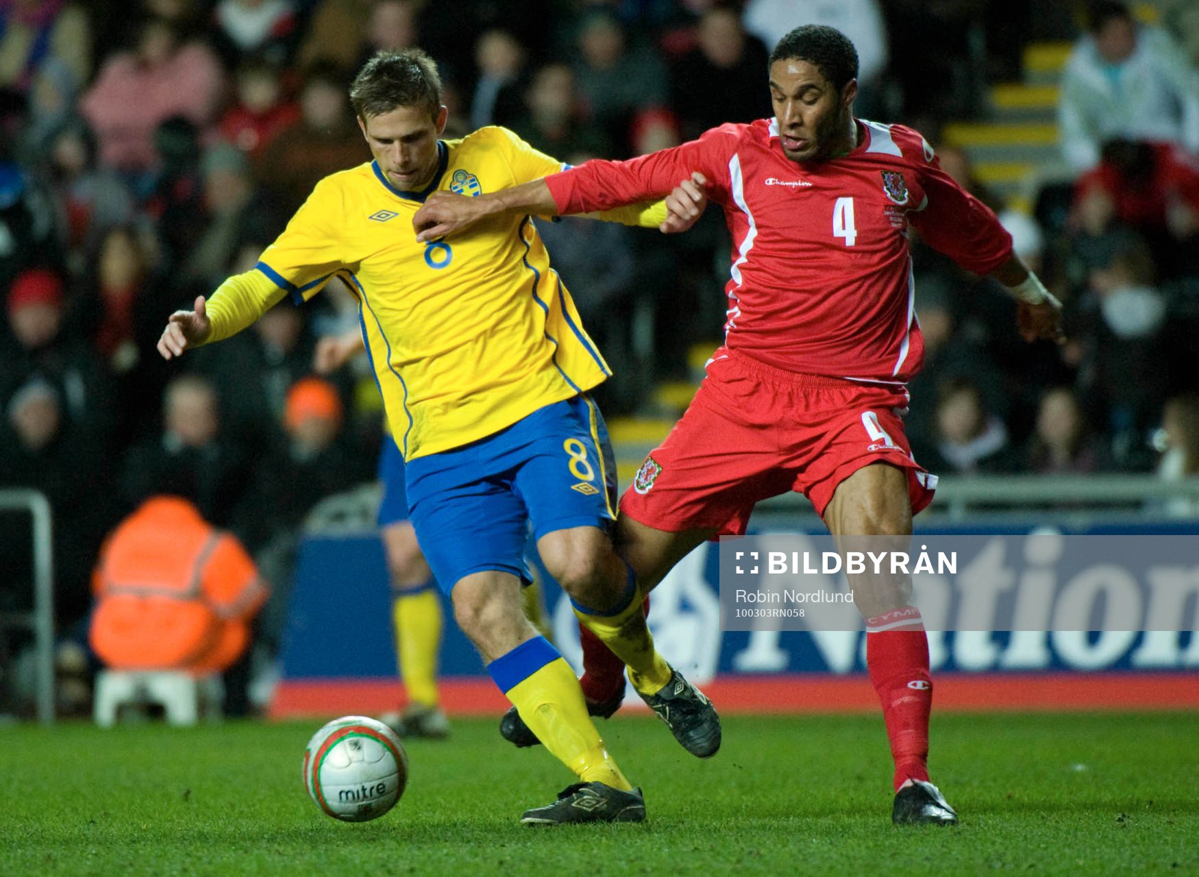 Anders Svensson, Sverige och Ashley Williams, Wales