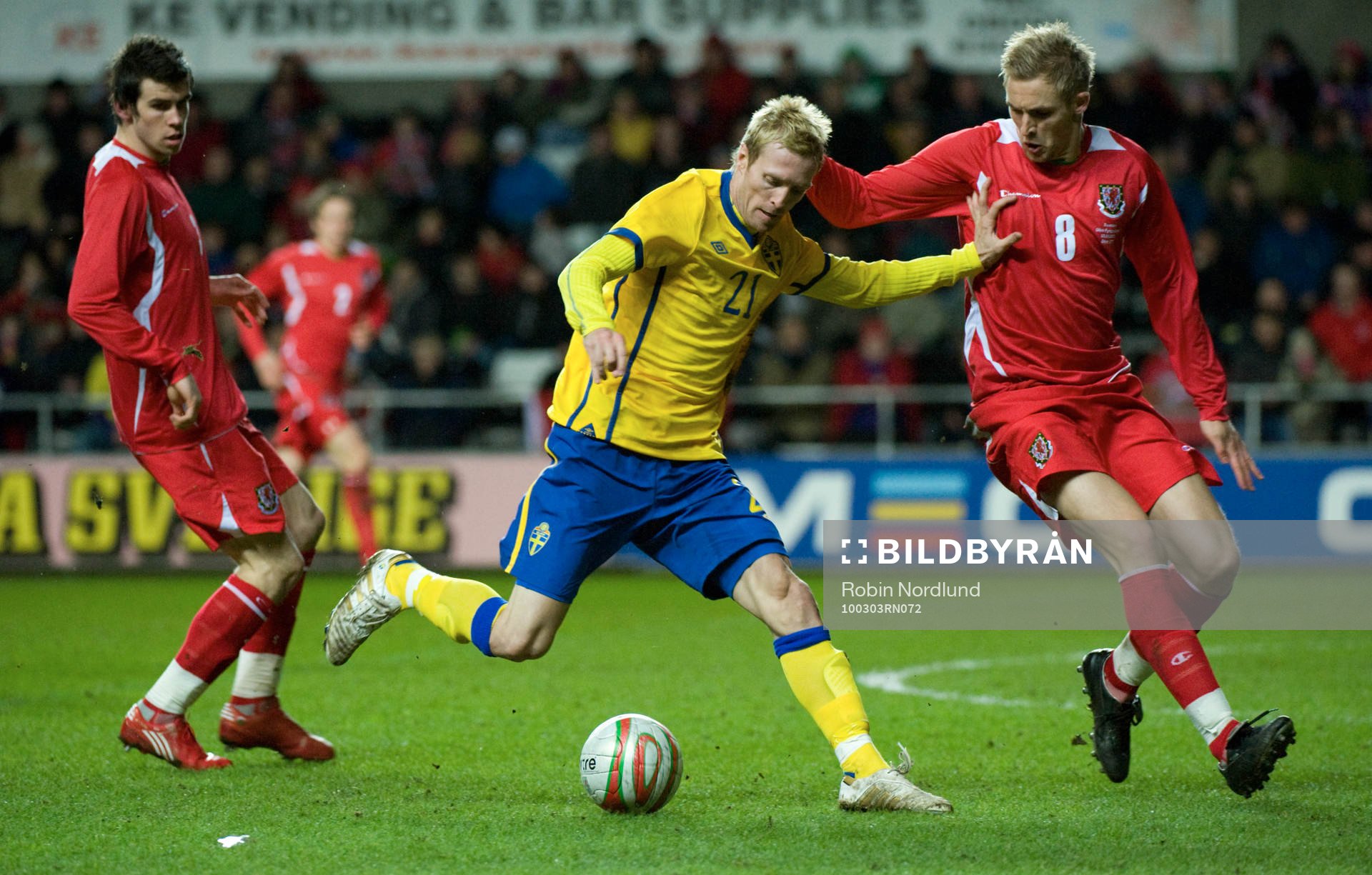 Christian Wilhelmsson, Sverige mot Jack Collins, Wales