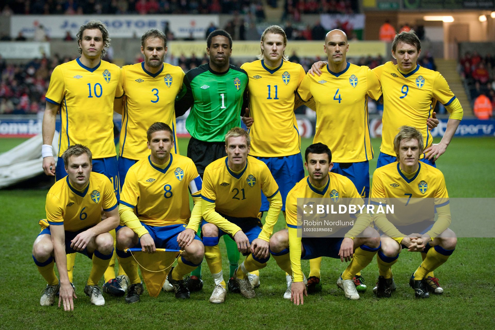 Startelvan, startelva, Lagbild Övre raden fr. v. Johan