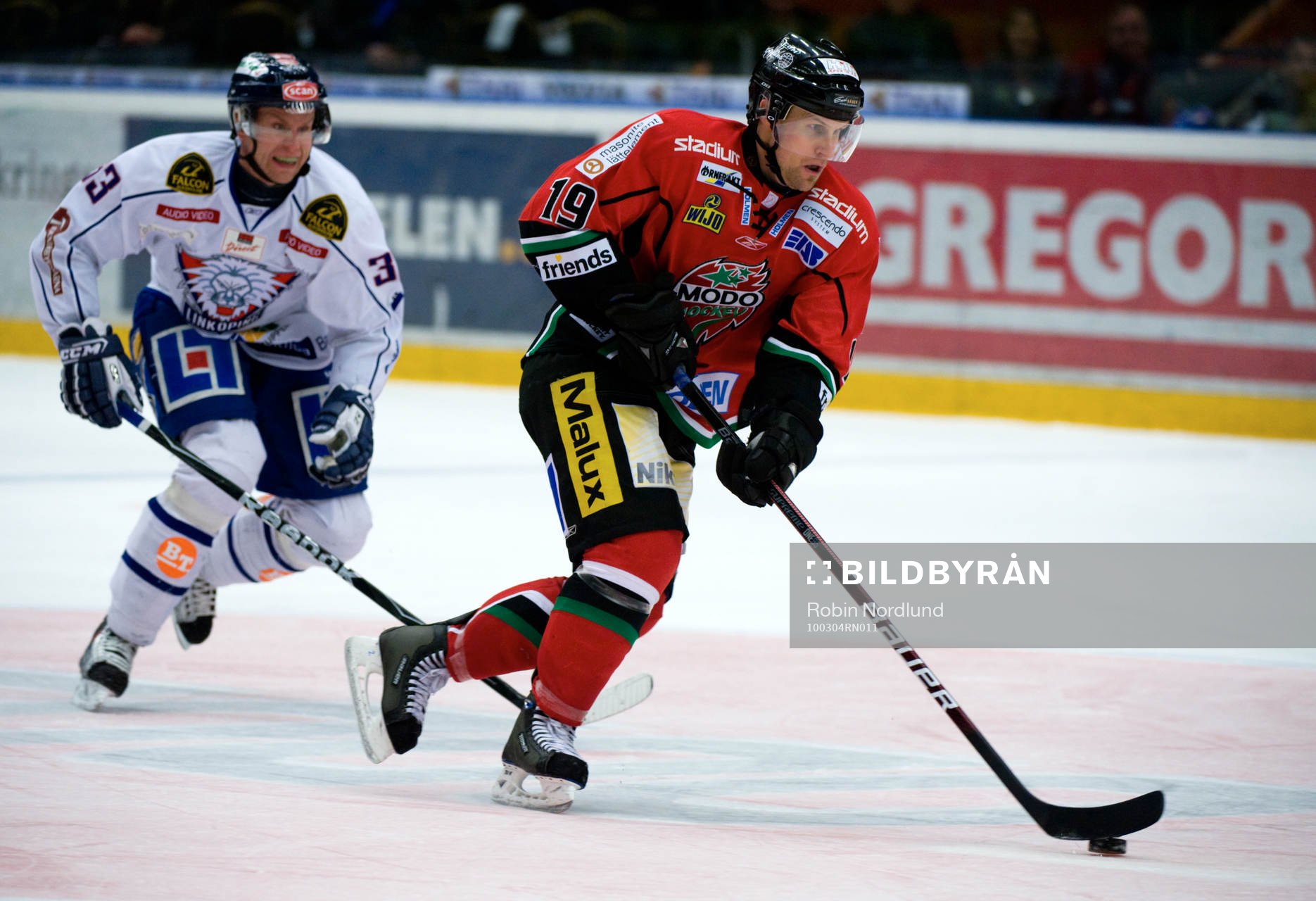 Markus Näslund, Modo och Fredrik Emvall, Linköping