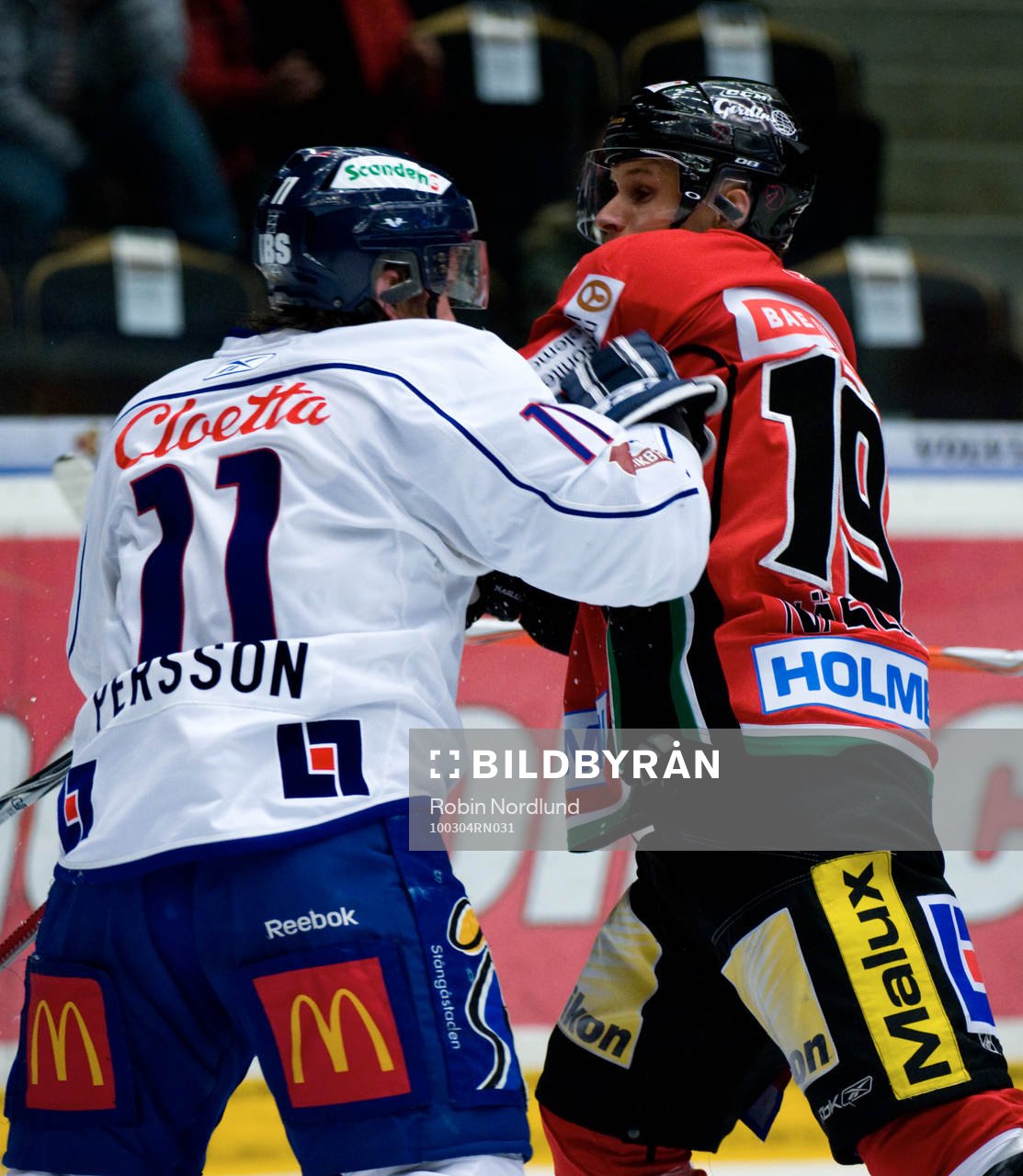 Robin Persson, Linköping och Markus Näslund, Modo