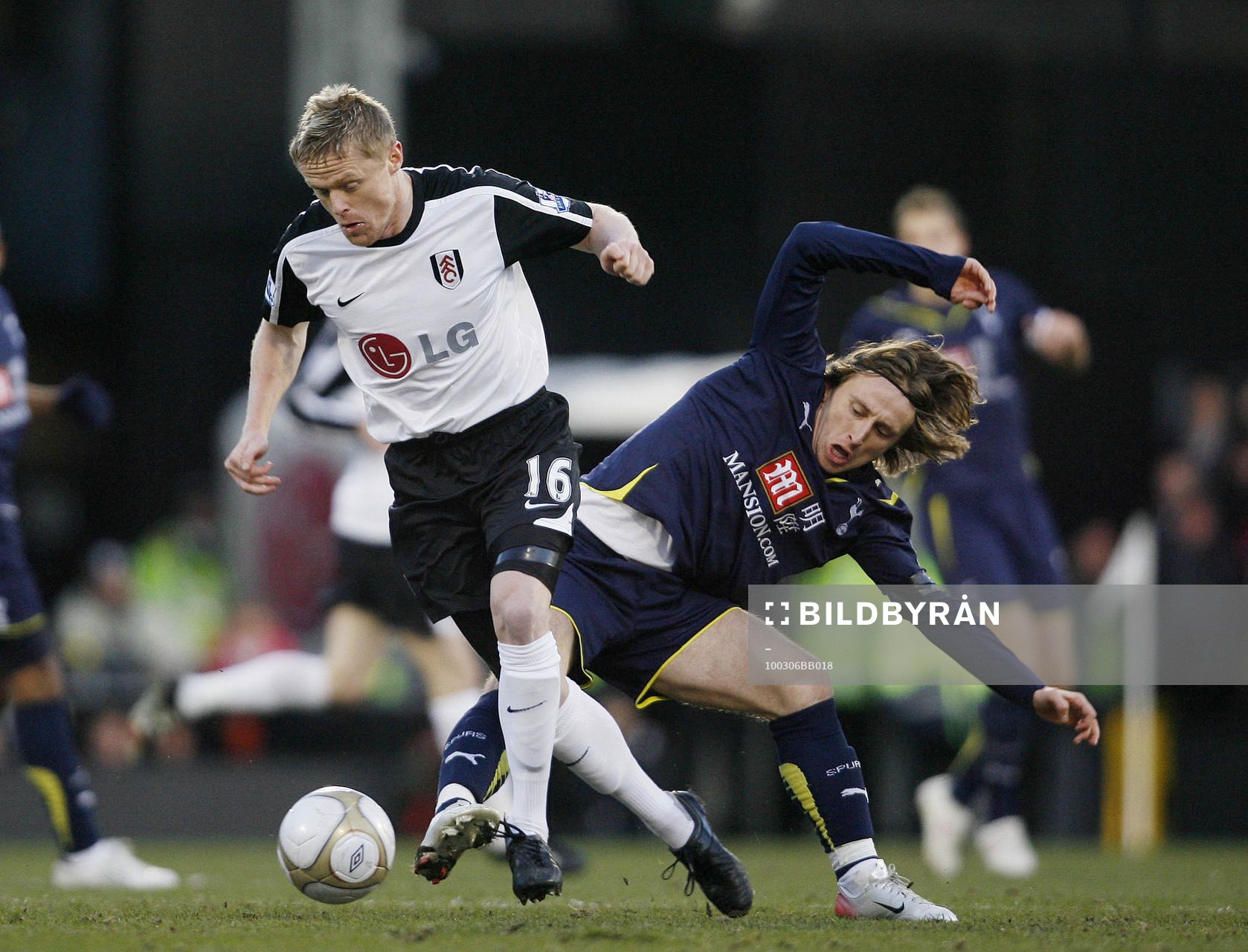 Damien Duff, Fulham och Luka Modric, Tottenham