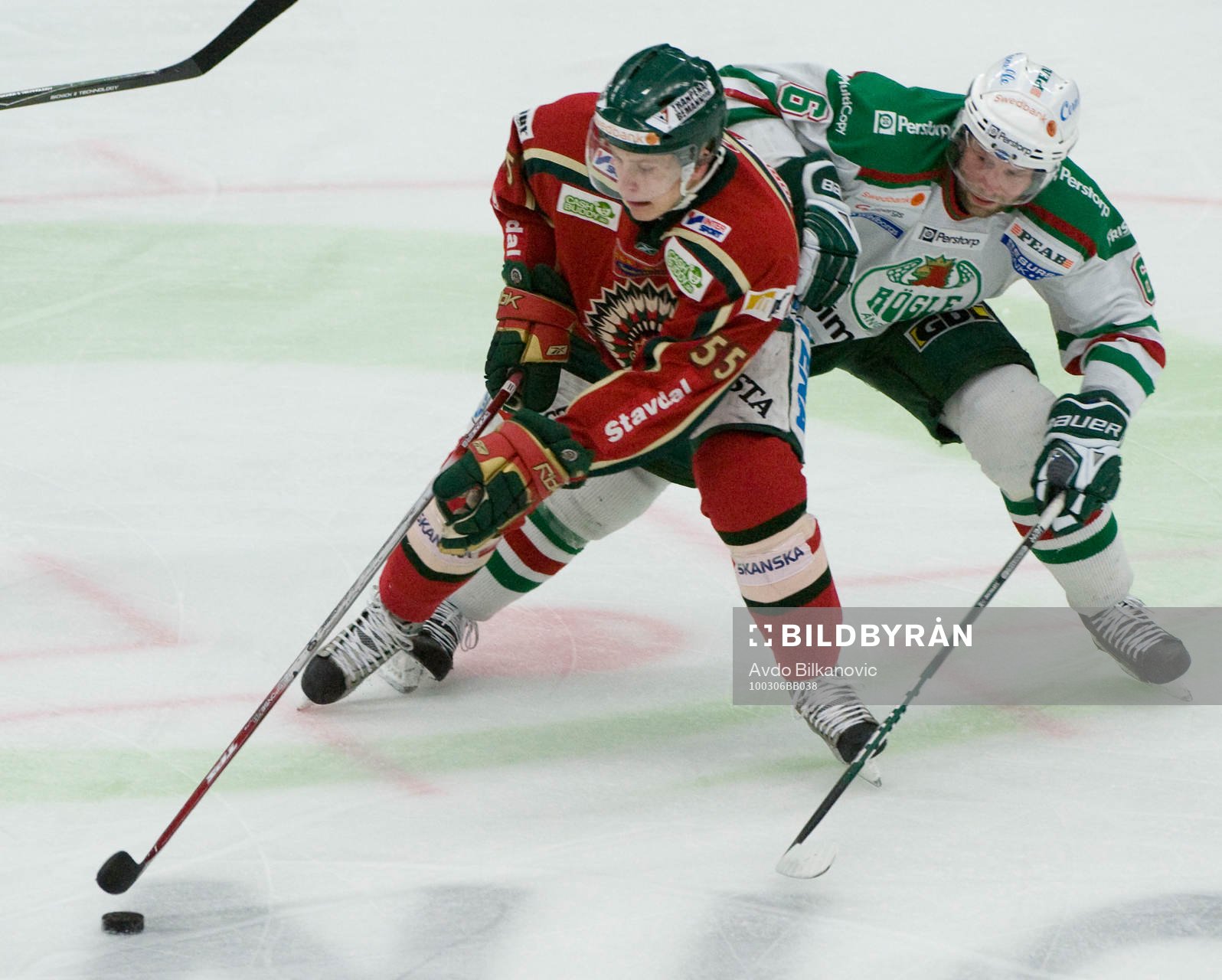 Nicklas Lasu, Frölunda, Daniel Glimmenvall, Rögle