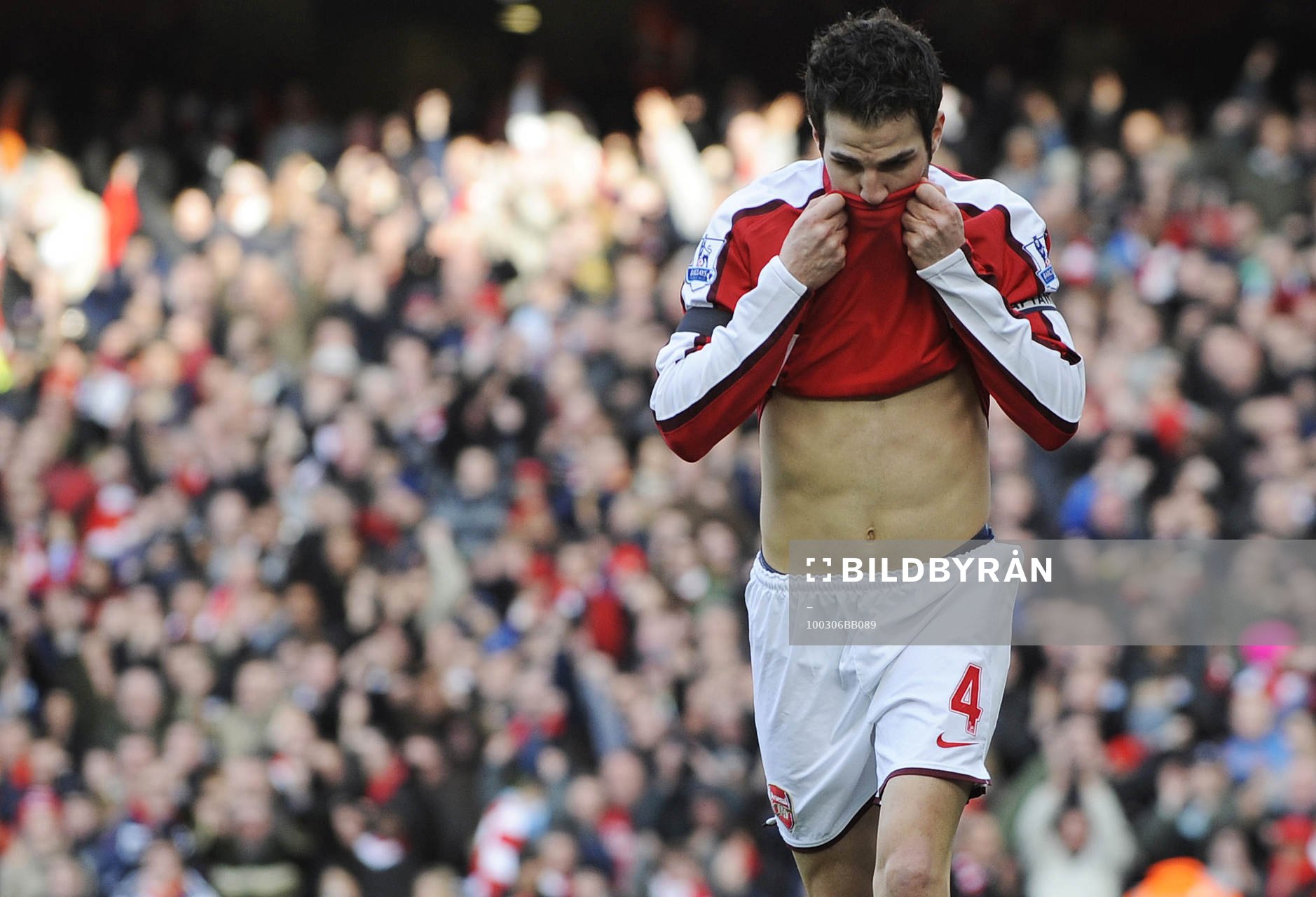 Cesc Fabregas, Arsenal, glädje, jubel
