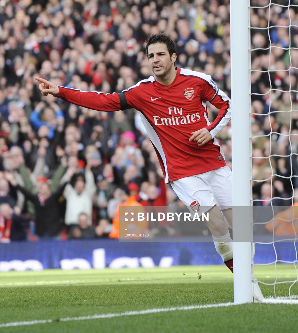 Cesc Fabregas, Arsenal (jubel)