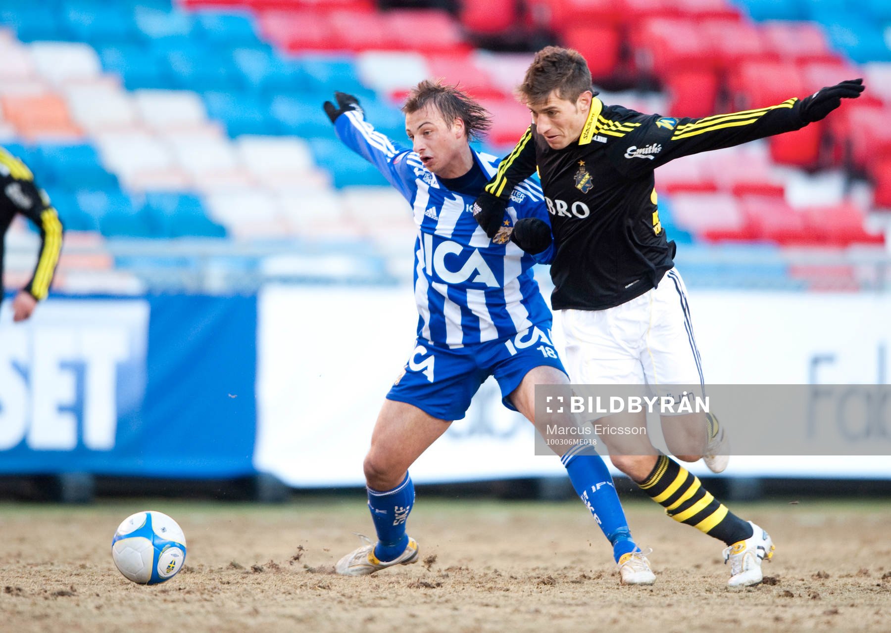 Pär Eriksson, AIK och Sebastian Eguren Ledesma, AIK