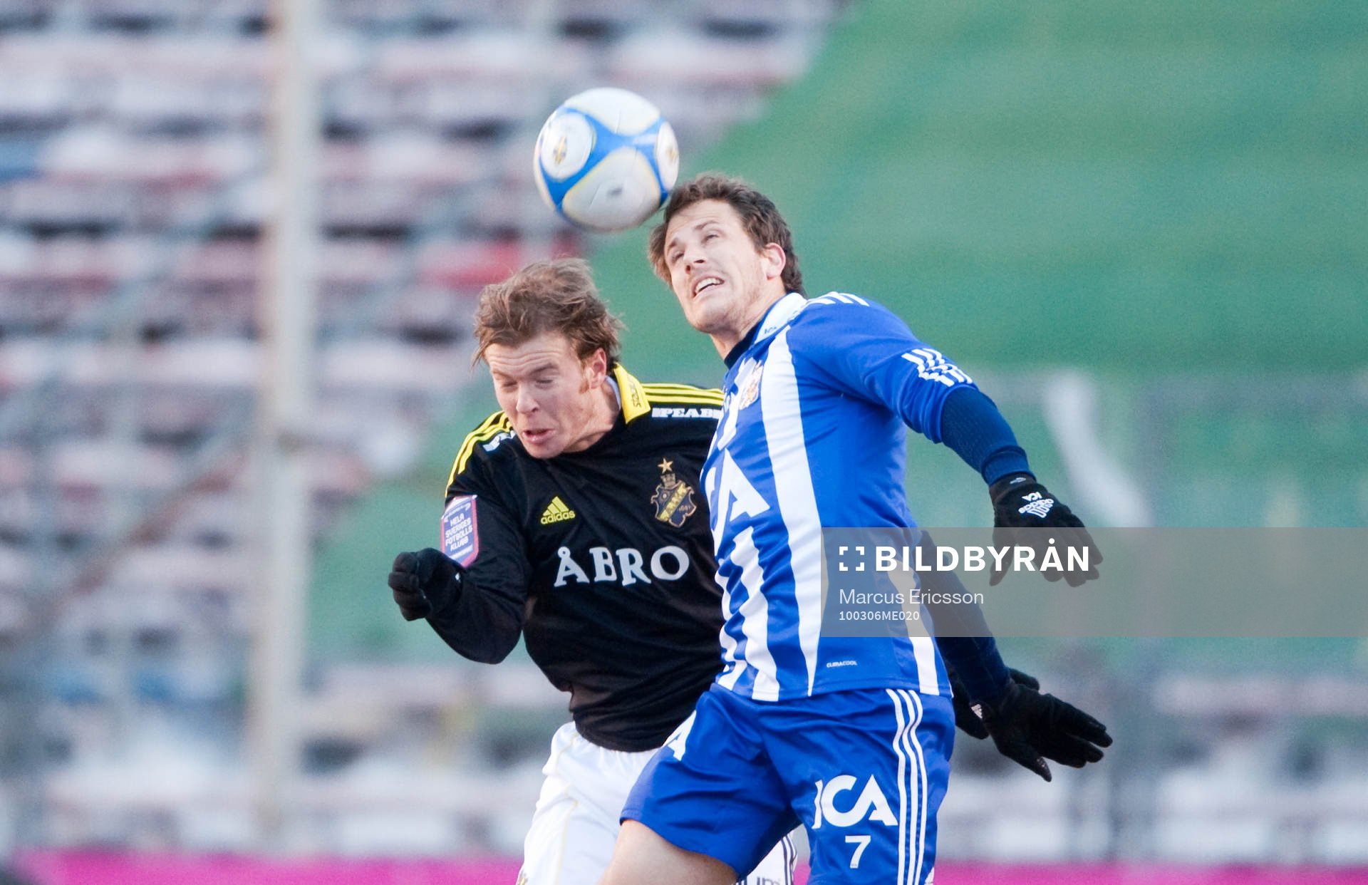 Per Karlsson, AIK och Tobias Hysén, IFK Göteborg