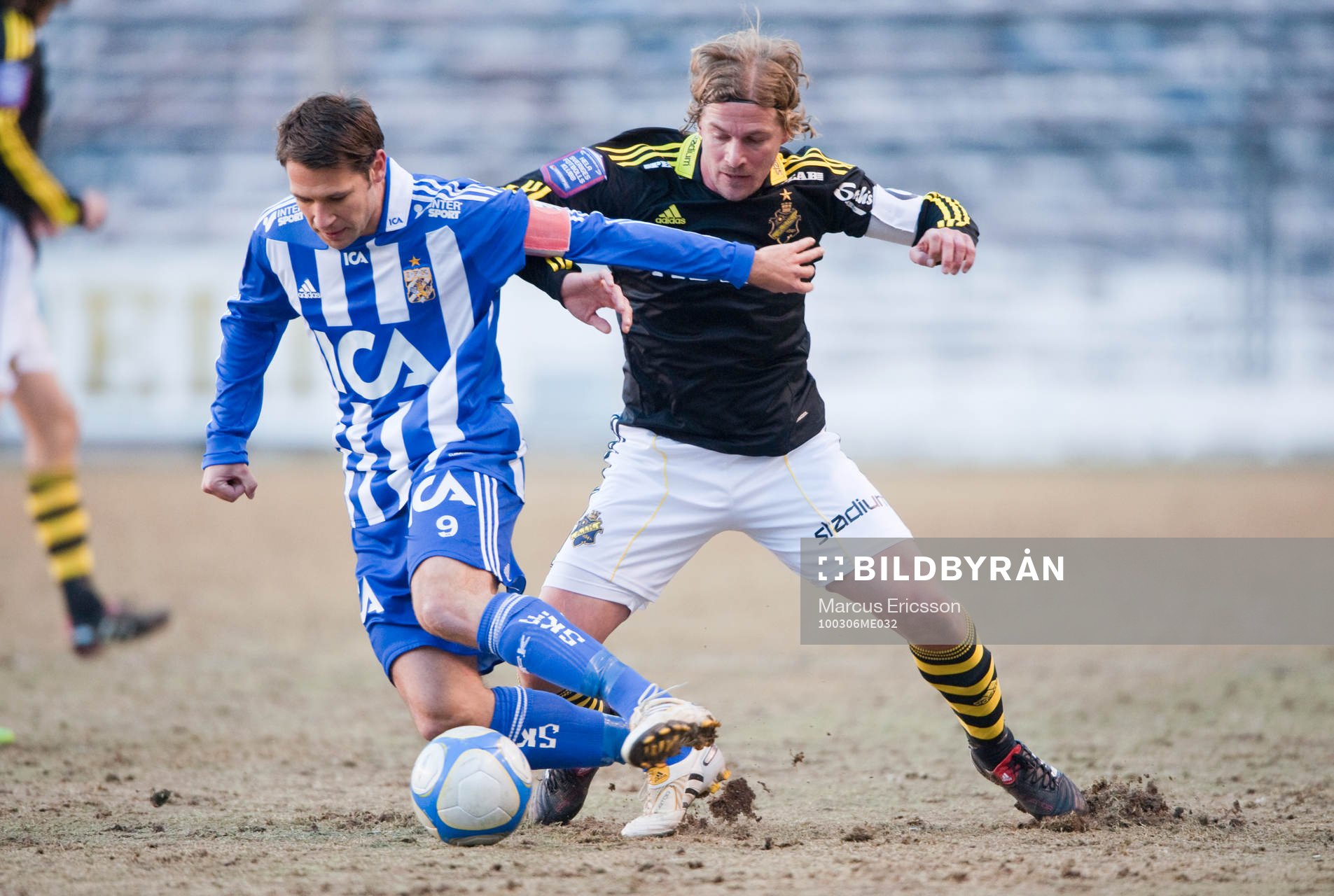 Stefan Selakovic, IFK Göteborg, och Daniel Tjernström, AIK