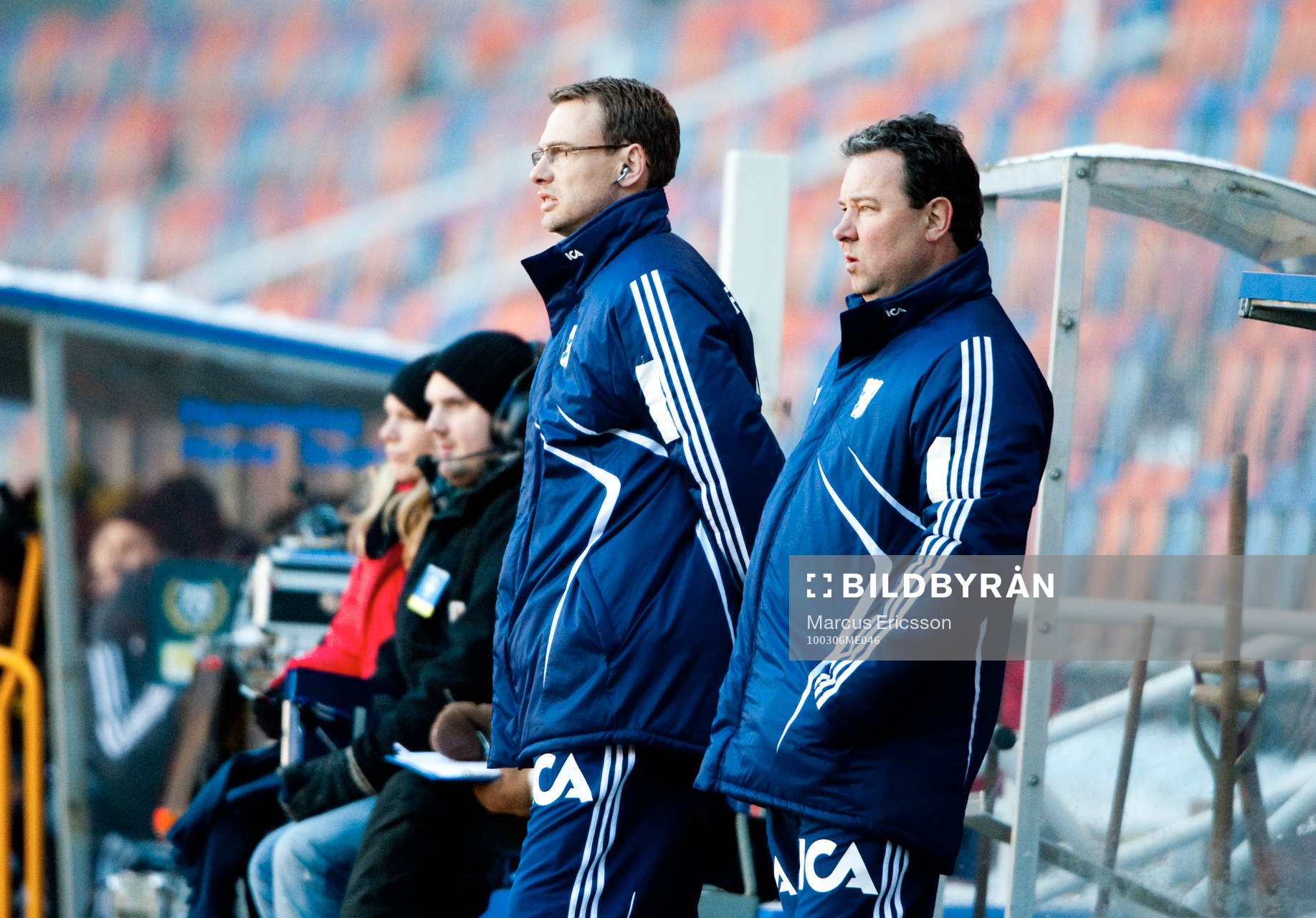 Supercupen, Jonas Olsson och Stefan Rehn, tränare Göteborg
