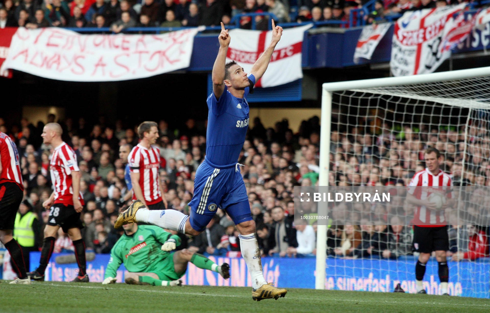  Frank Lampard, glädje, jubel.