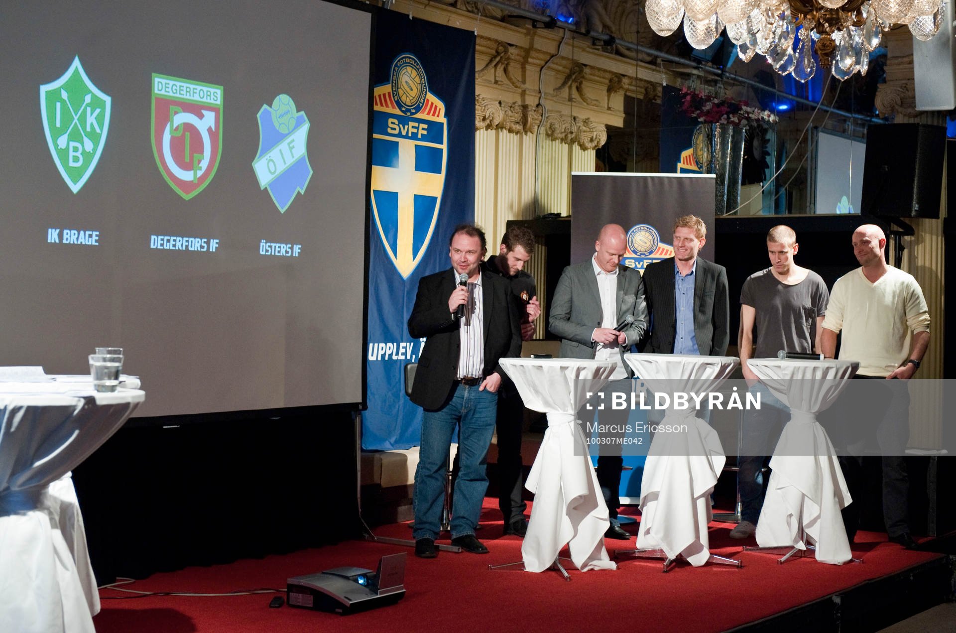 Lennart Andersson, tränare,  Niklas Forslund, Brage.