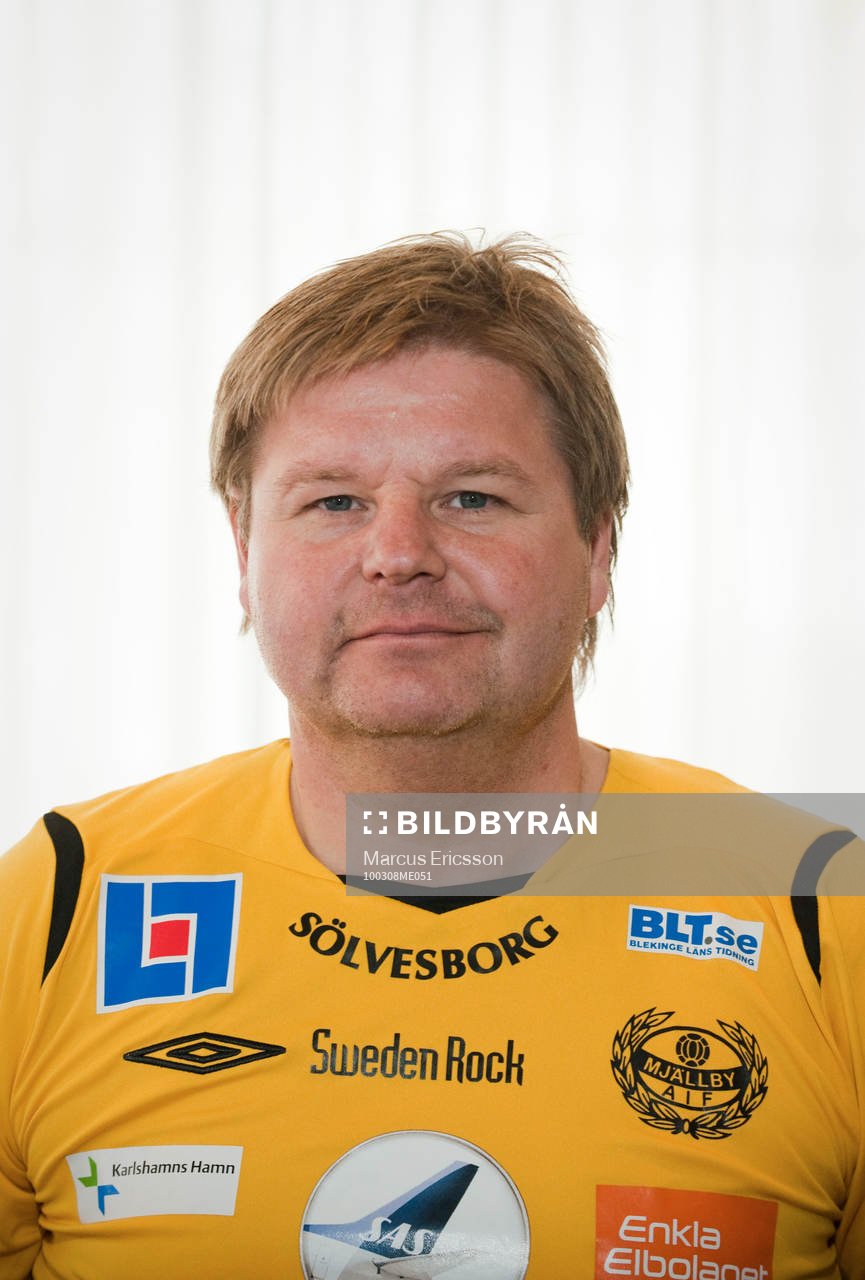 Peter Swärdh, tränare Mjällby