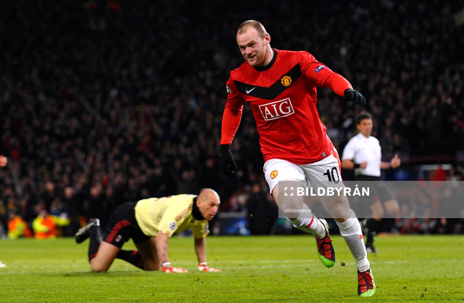 Wayne Rooney, glädje och jubel