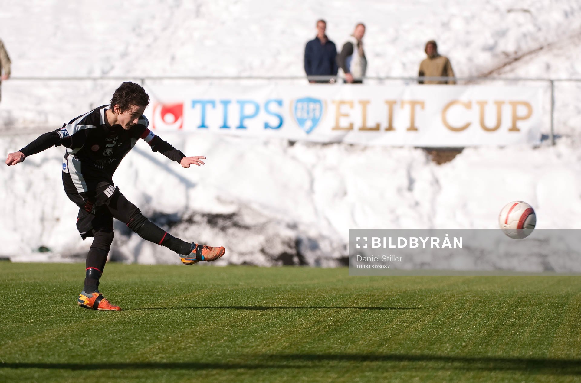 TipsElit Cup banderoll. Snö