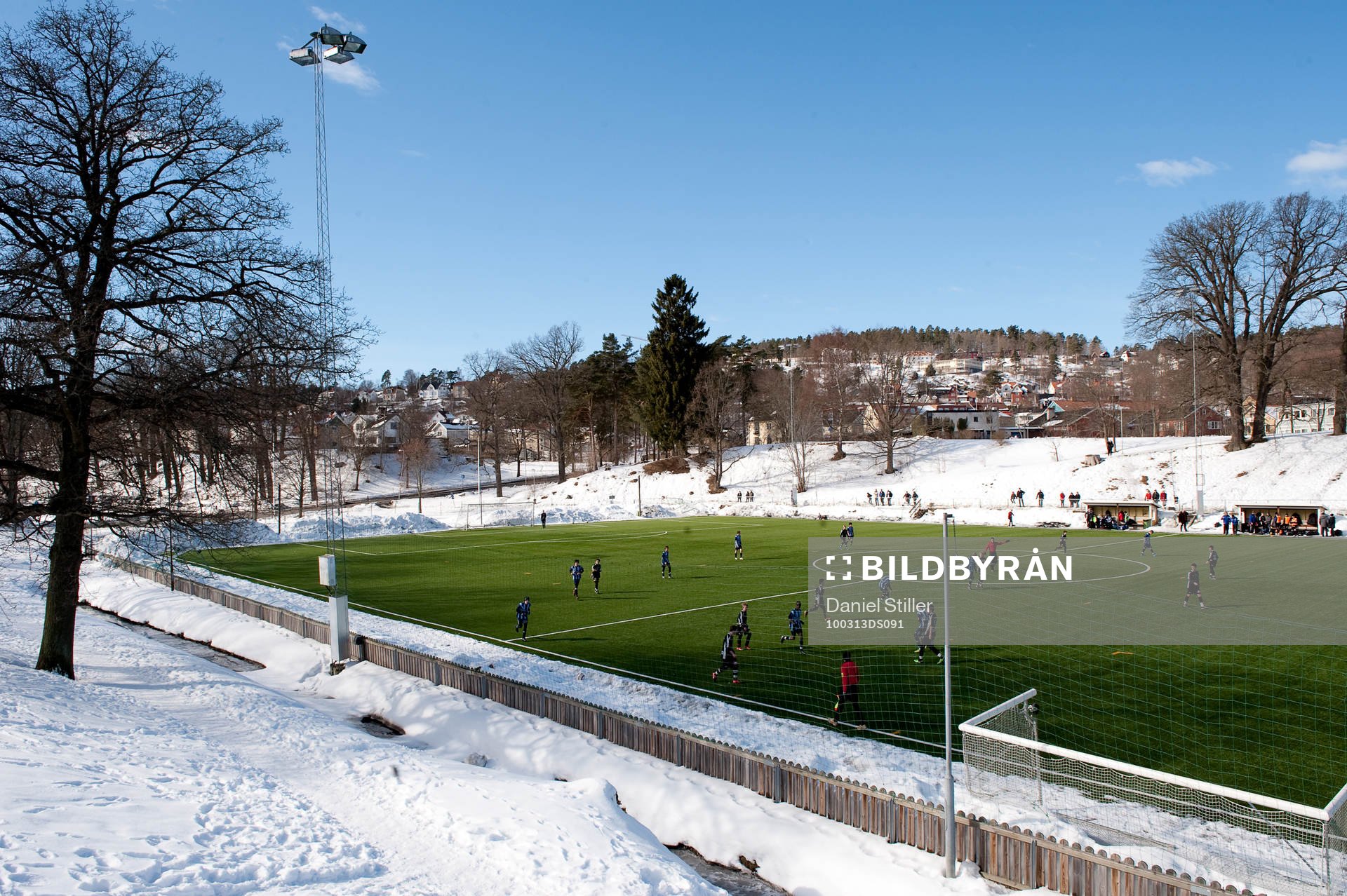 Härlig inramning, snö