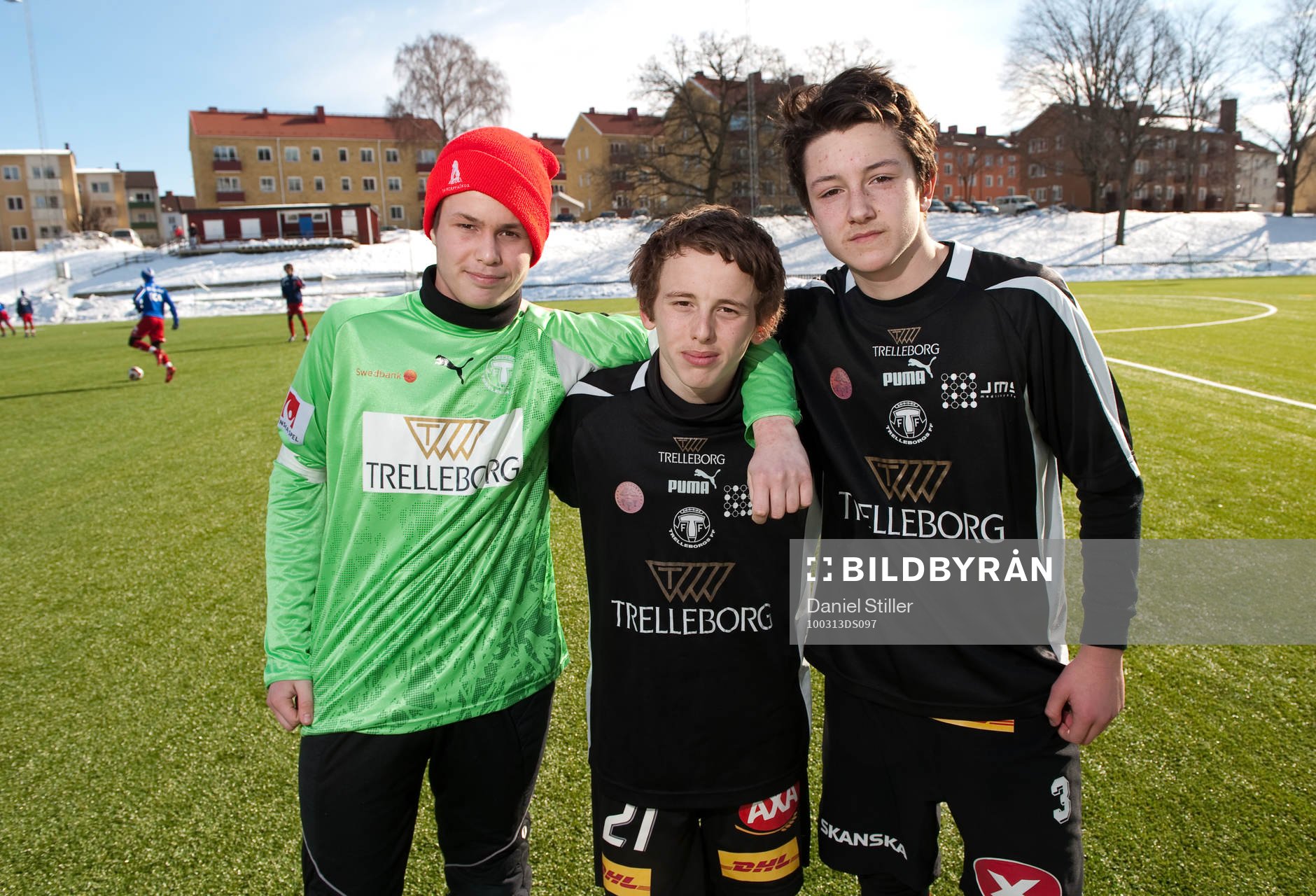 Kostas Cascos,  Marcus Mojancevski, Jasmin Brkiz,Trelleborg