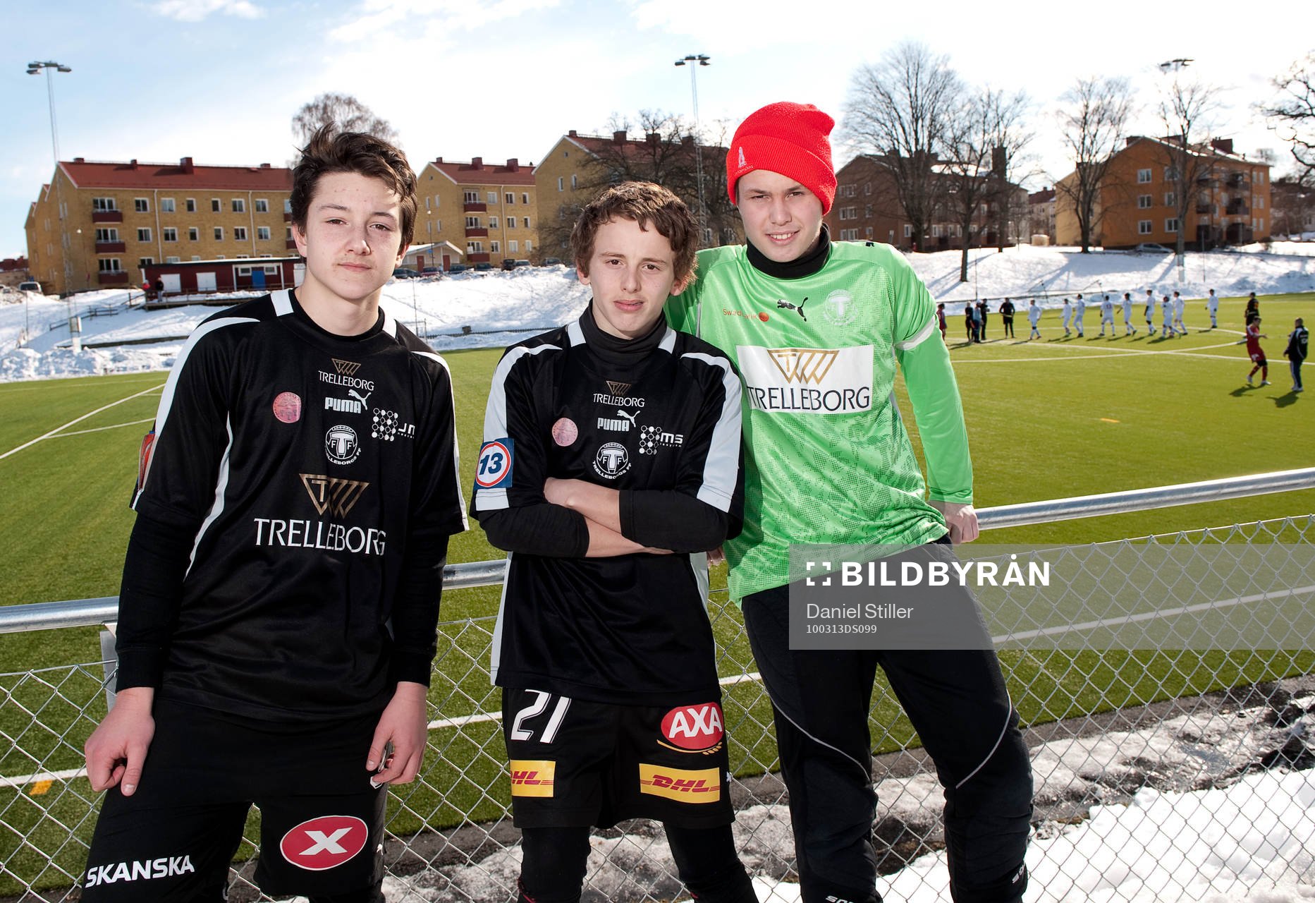 Jasmin Brkiz, Marcus Mojancevski, Kostas Cascos, Trelleborg