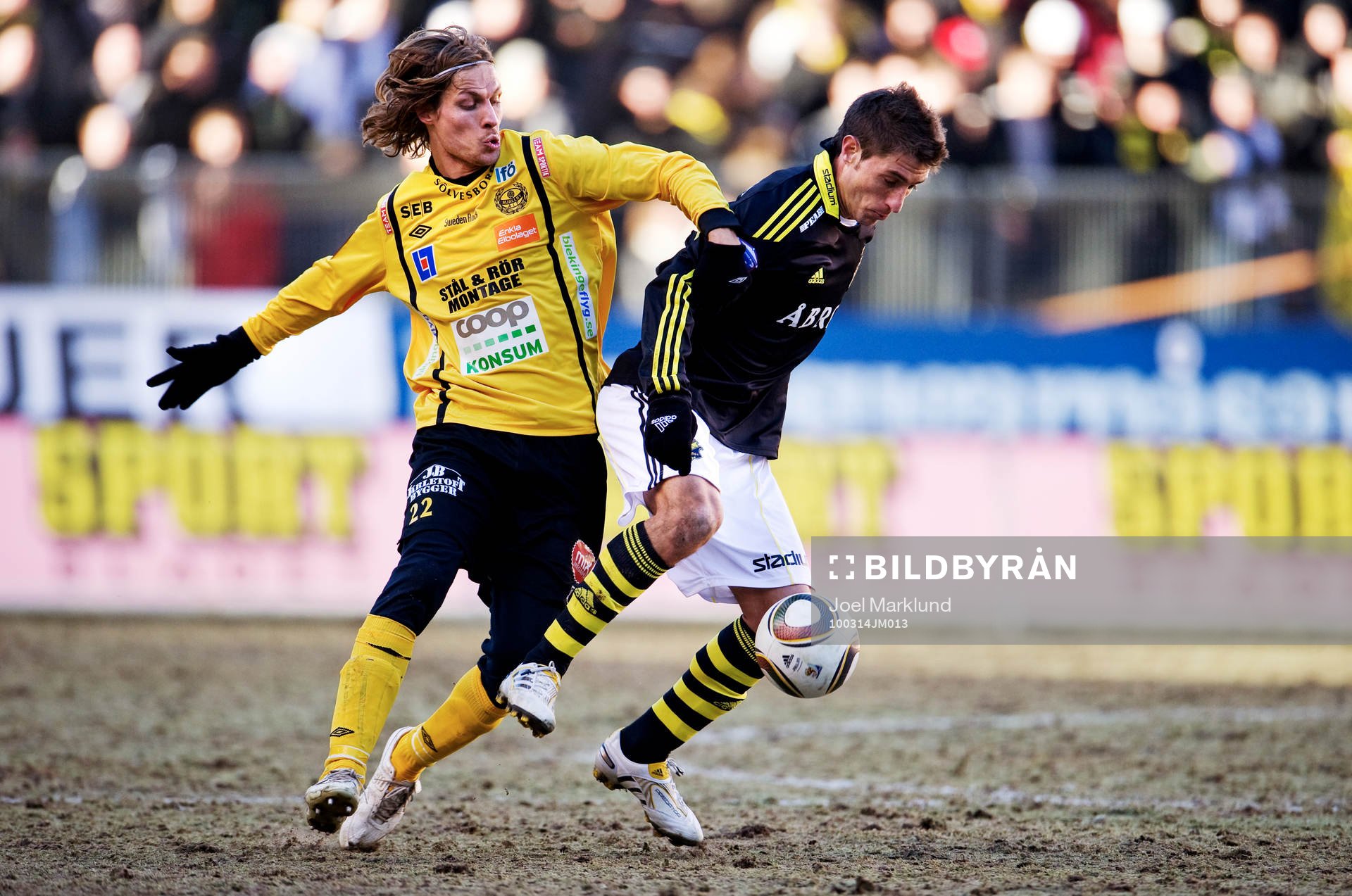 Tobias Grahn, Mjällby och Sebastián Eguren, AIK