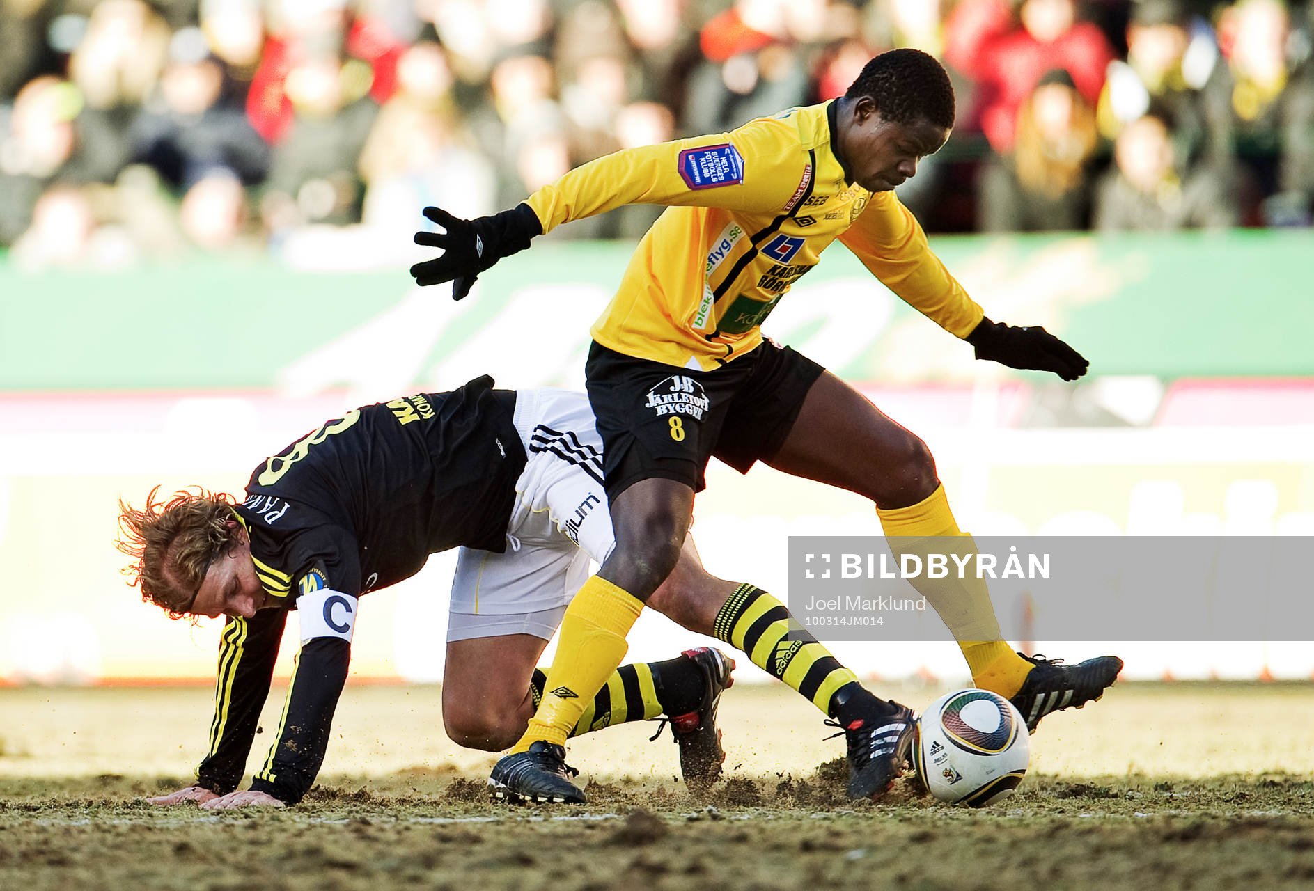 Daniel Tjernström, AIK och Patrick Osiako, Mjällby