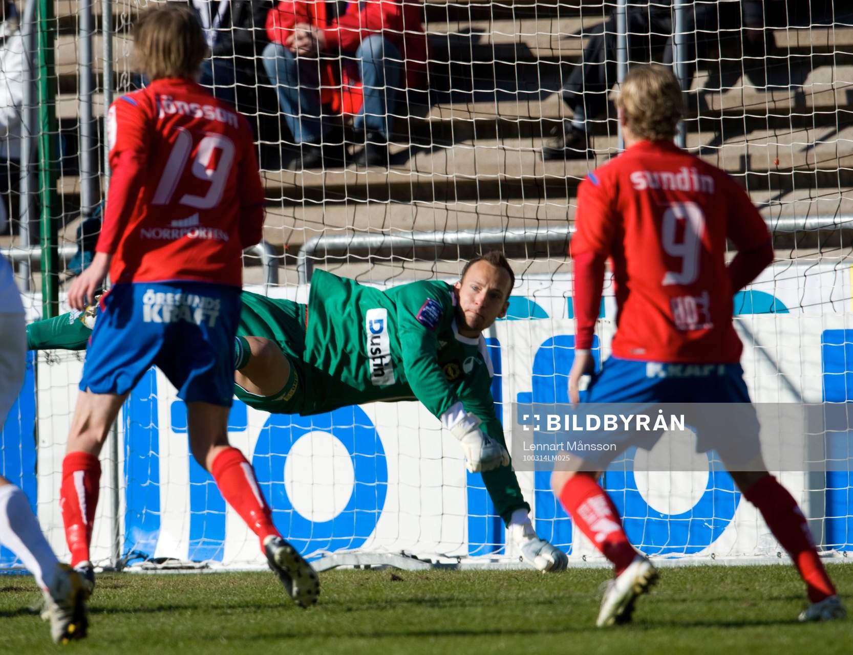 Benny Lekström, målvakt Brommapojkarna