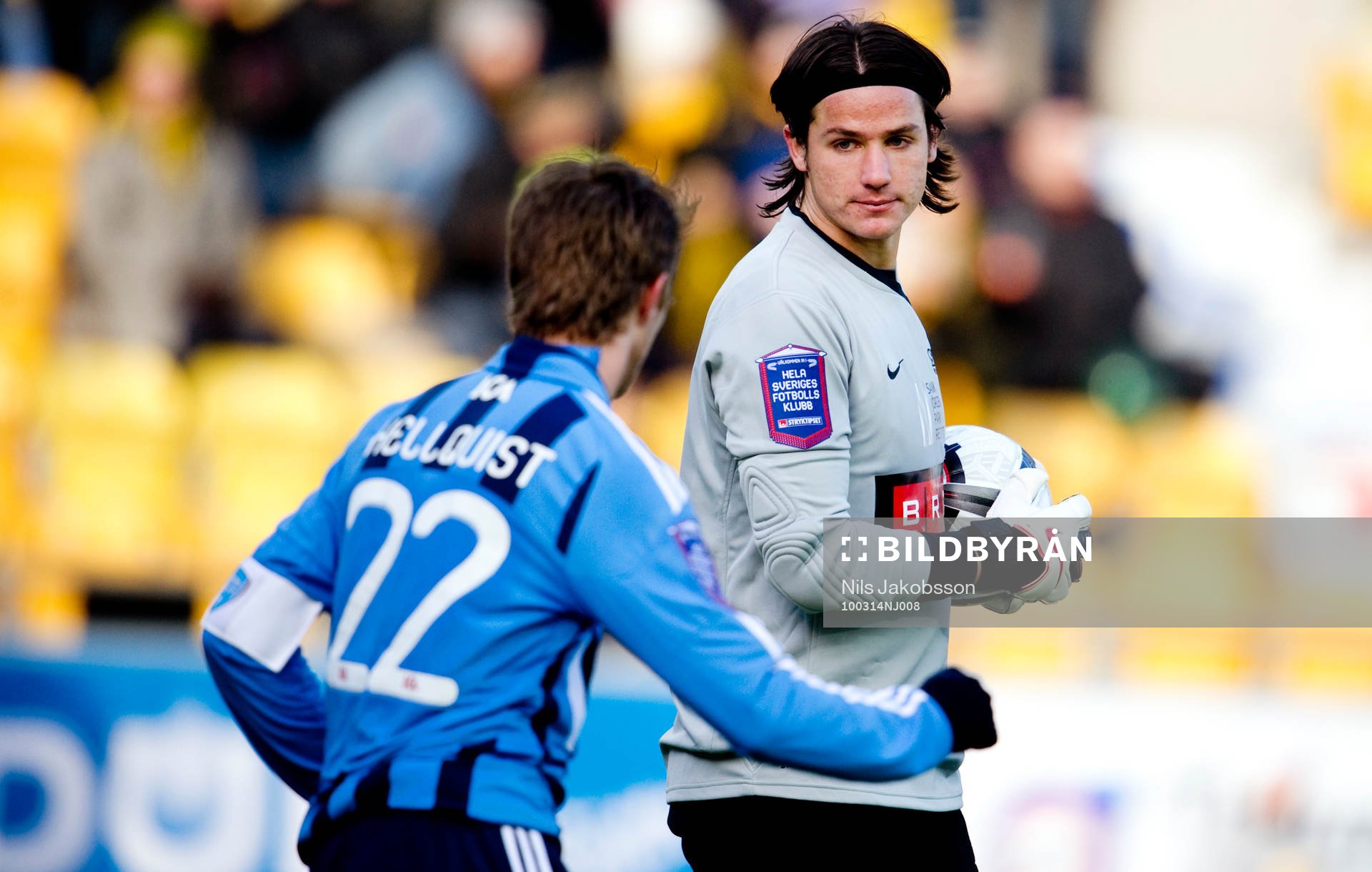 Philip Hellqvist, Djurgården och Damir Mehic, målvakt,