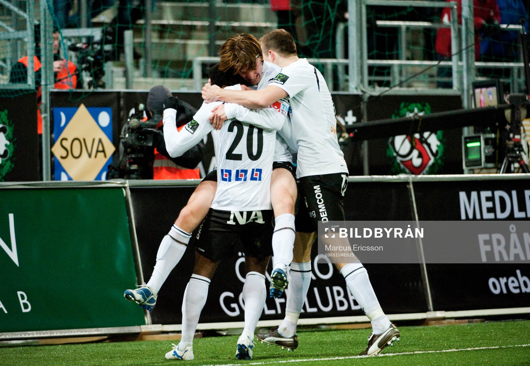 Markus Astvald, Samuel Wowoah och Kim Olsen, Örebro (Jubel)