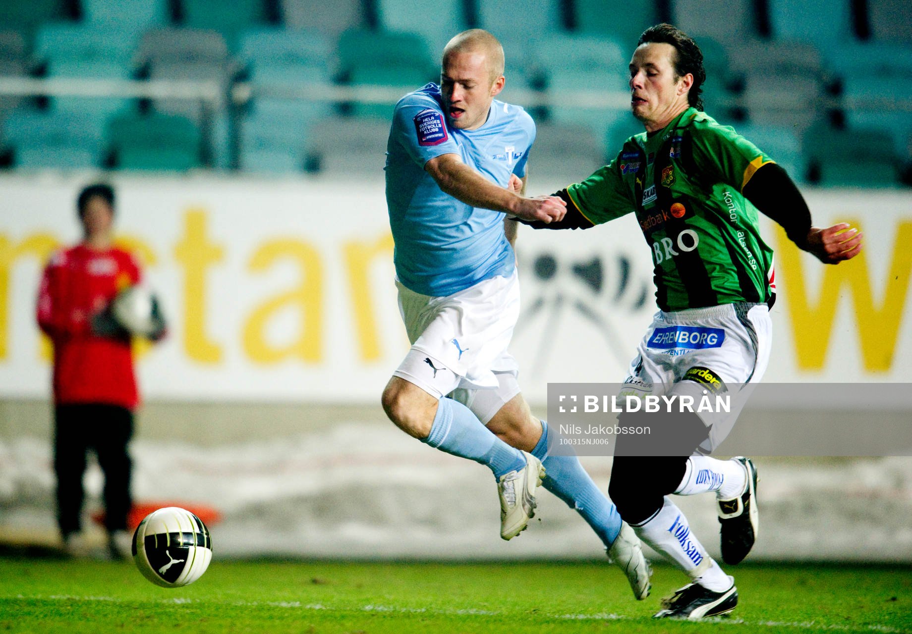 Daniel Larsson, Malmö FF, Hallgrimur Jonasson, GAIS