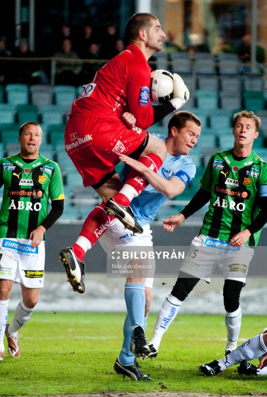 Dime Jankulovski, målvakt, GAIS, Daniel Andersson, Malmö