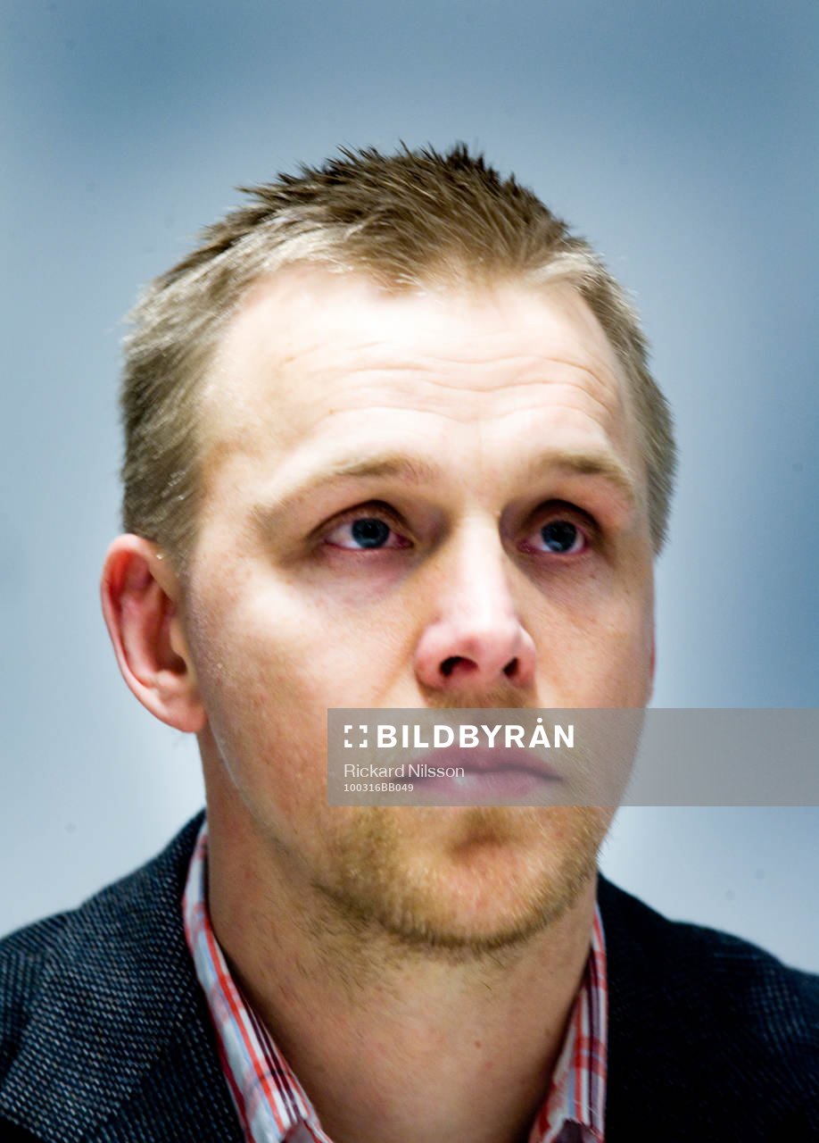 Bert Robertsson, tränare, Almtuna. (Porträtt)