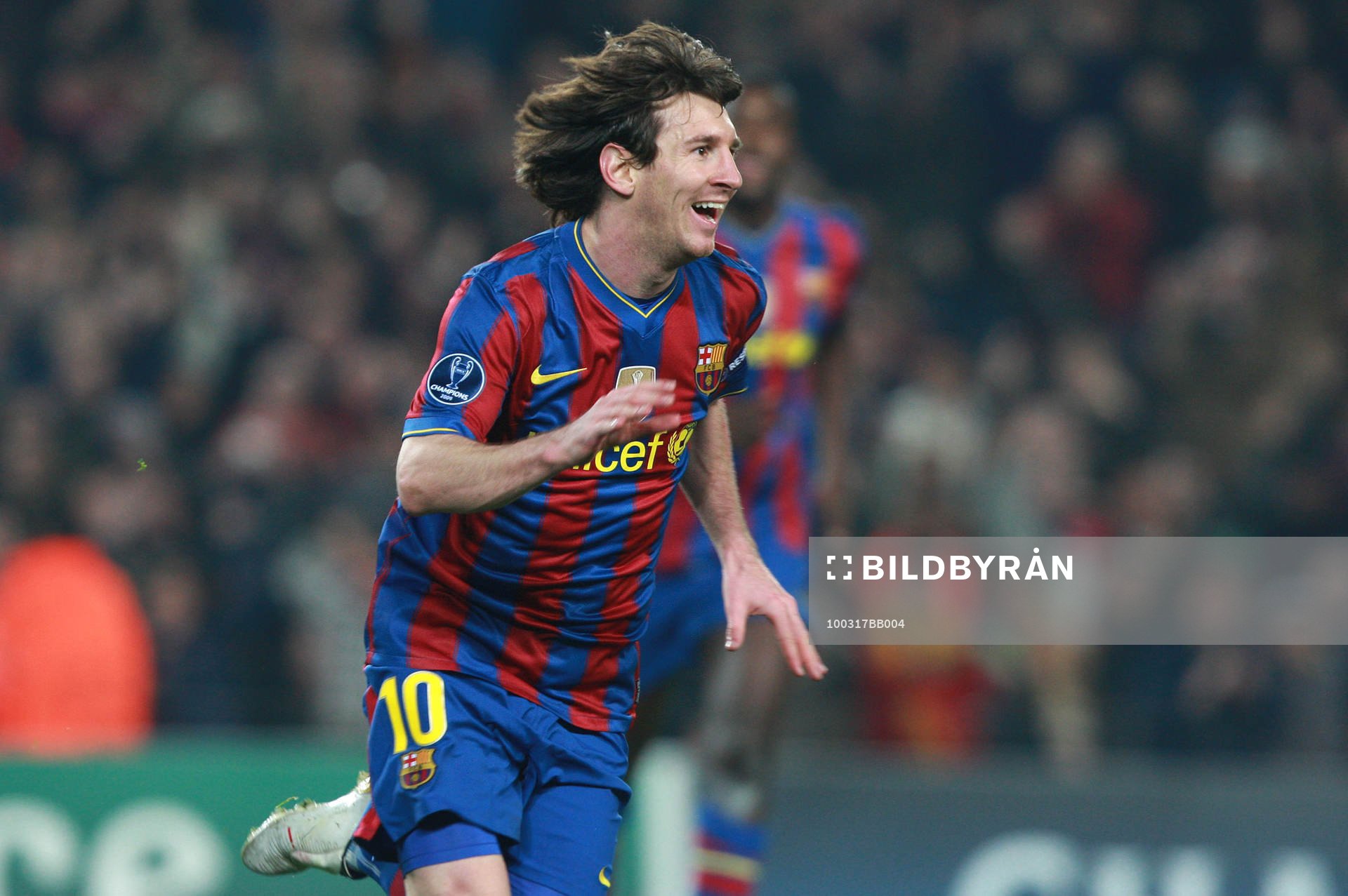  Lionel Messi, Barcelona, glädje jubel.