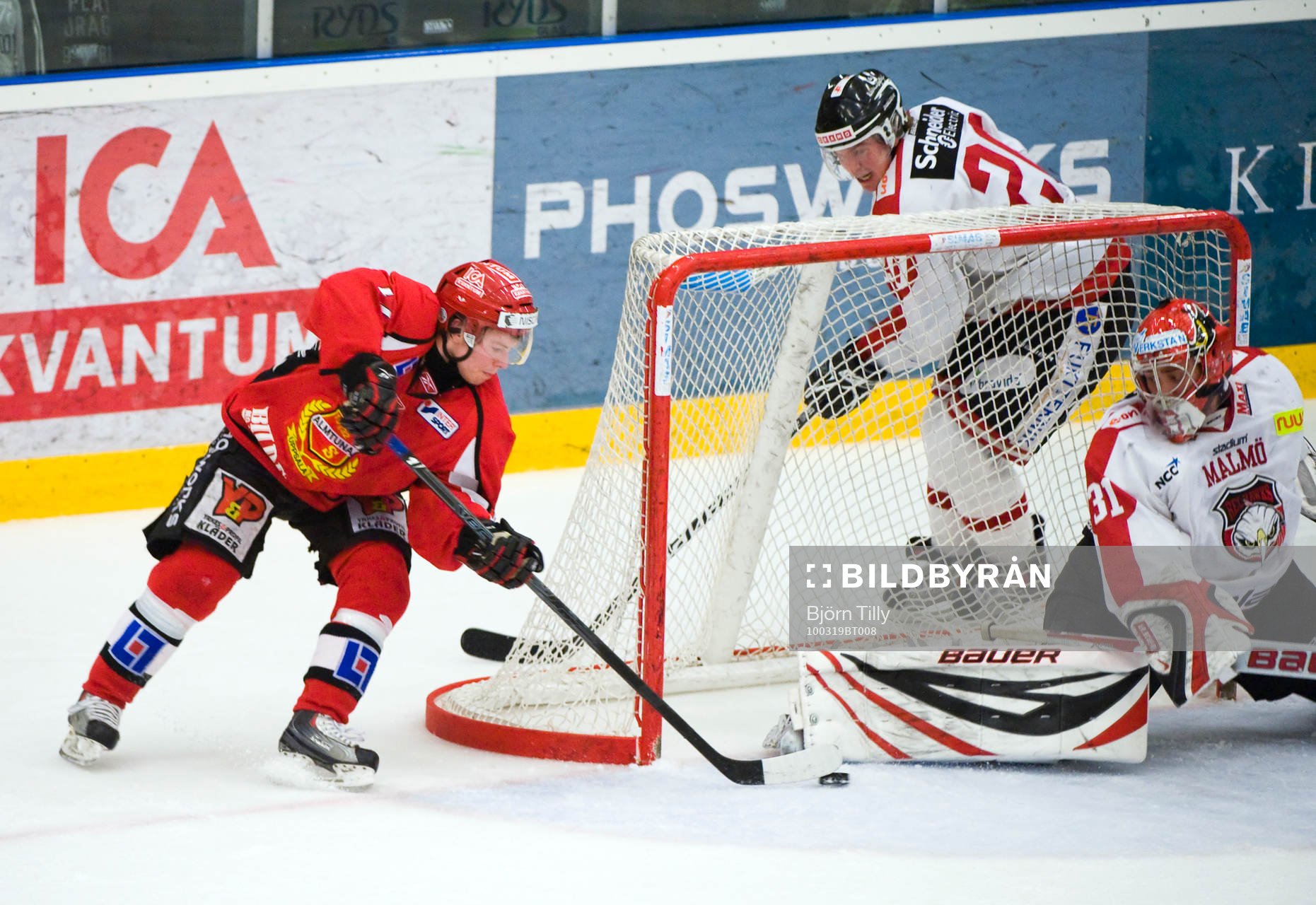 Kim Karlsson, Almtuna och Markus Svensson, målvakt, Malmö