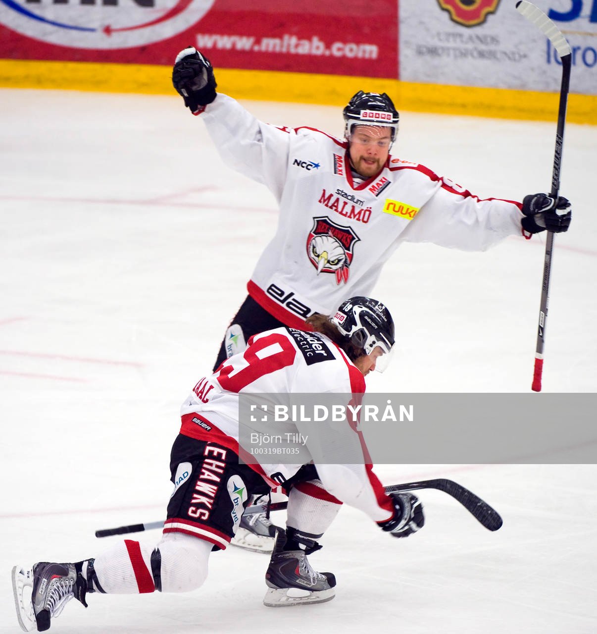 Kim Staal, och Tomas Wallgren, Malmö (Jubel)