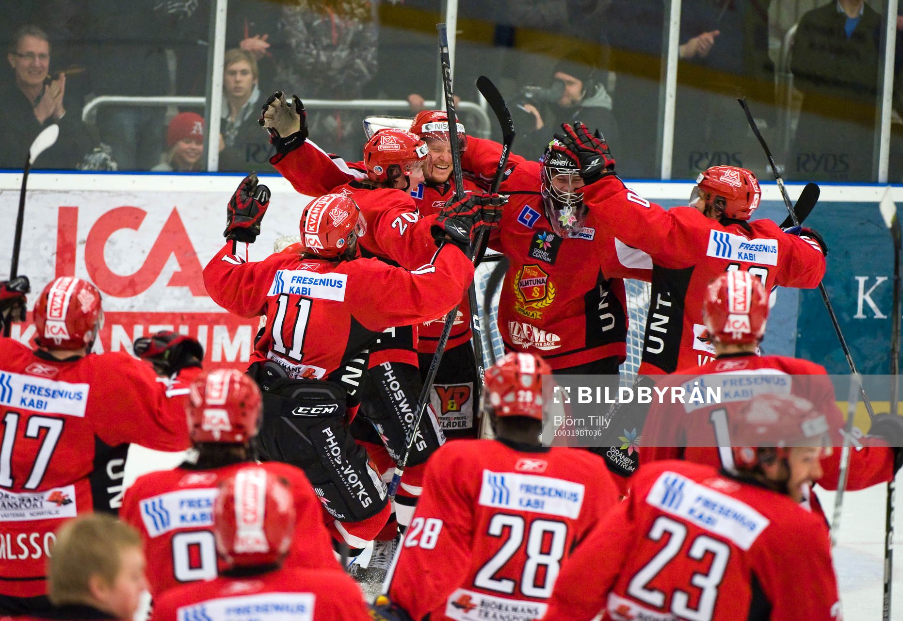 Johan Jonsson,  Jonathan Sjölund och Fredrik