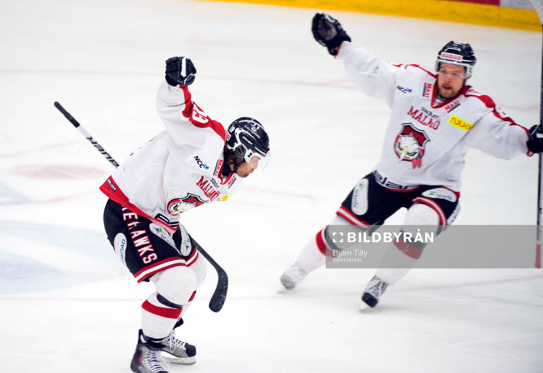 Kim Staal, och Tomas Wallgren, Malmö (Jubel)