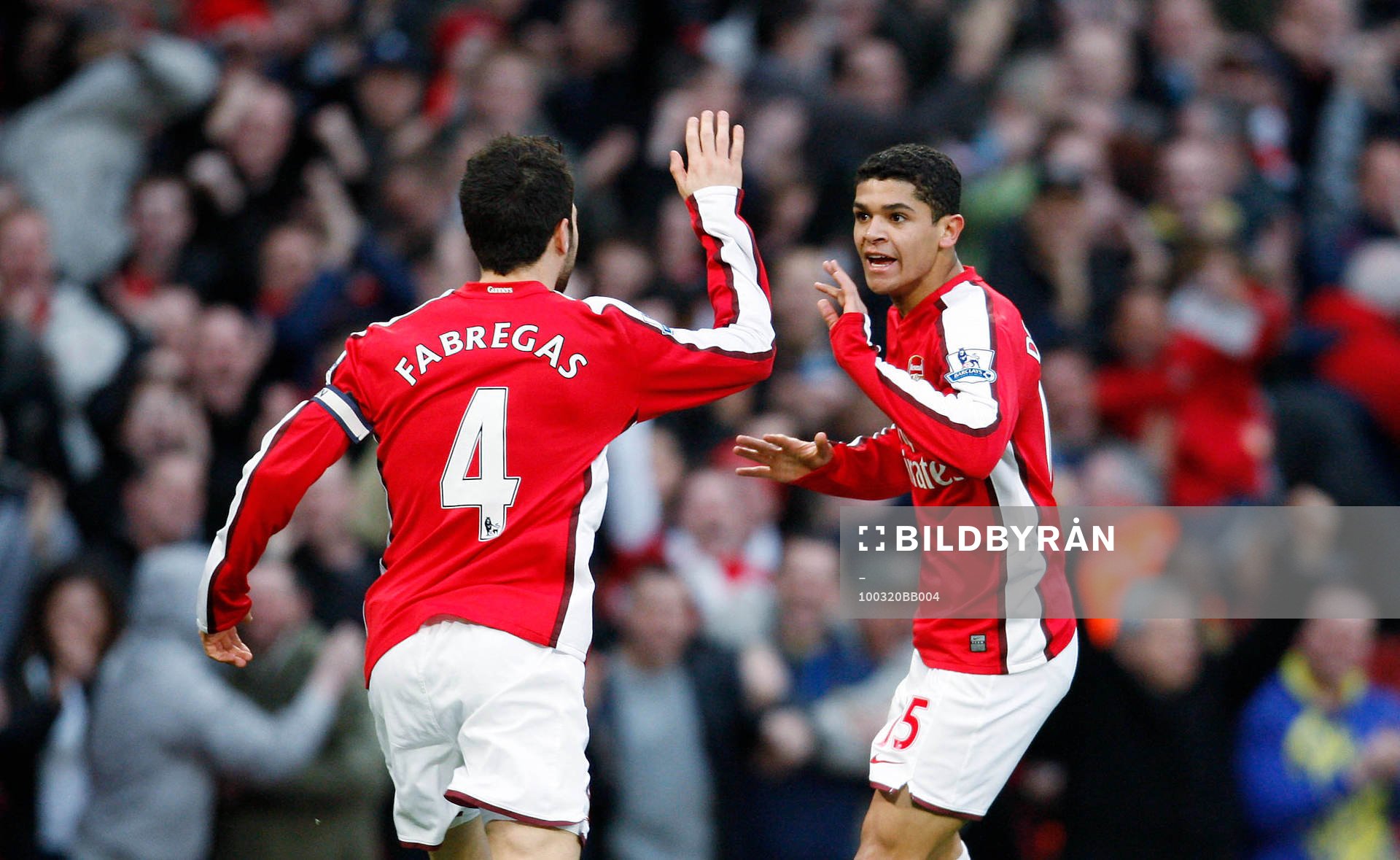 Denilson, Arsenal, glädje, jubel