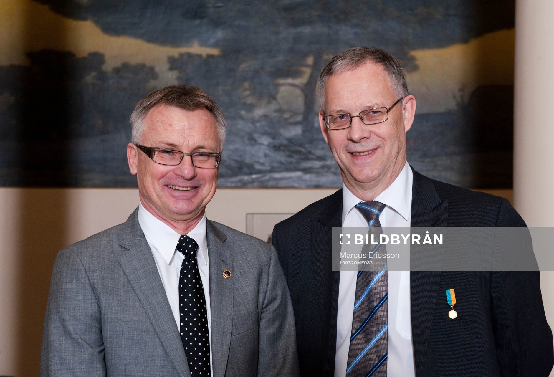Roland Andersson och Lars Largerbäck, f.d. förbundskapten