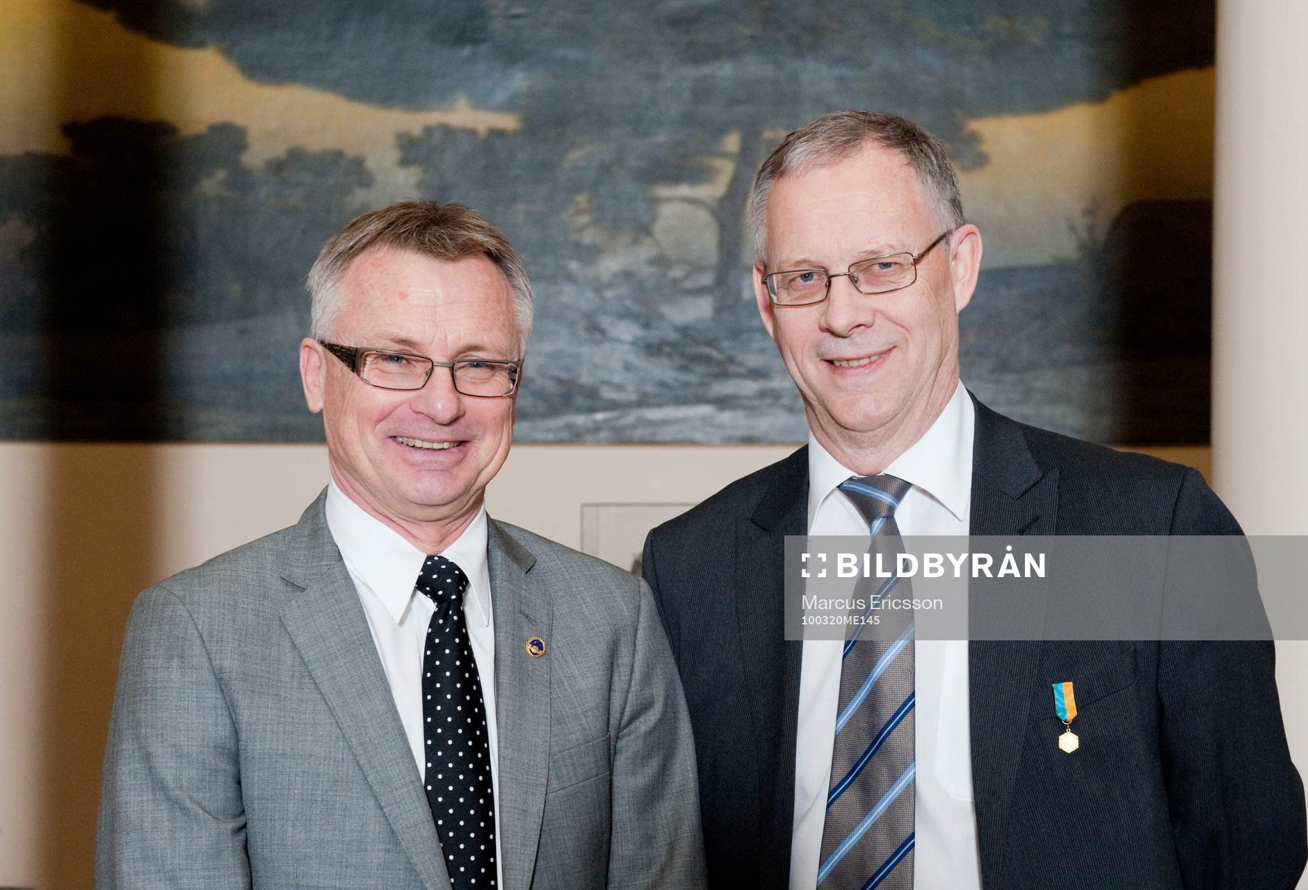 Roland Andersson och Lars Largerbäck, f.d. förbundskapten